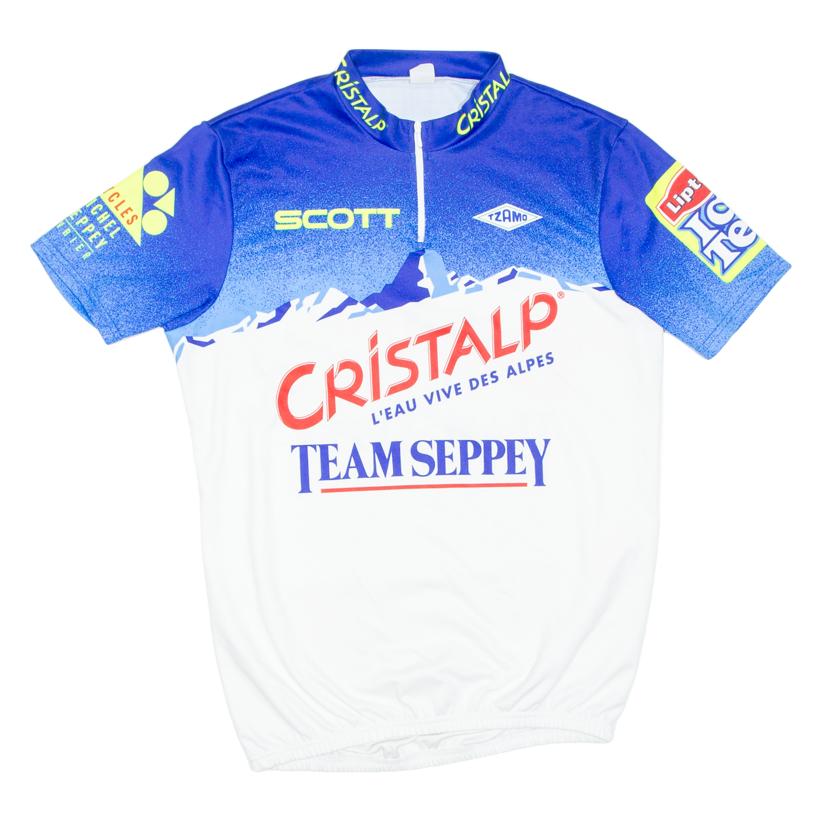 Cycling Mens Jersey Blue 1/4 Zip XL Refurbished - N/A refurbished available on Cerqular