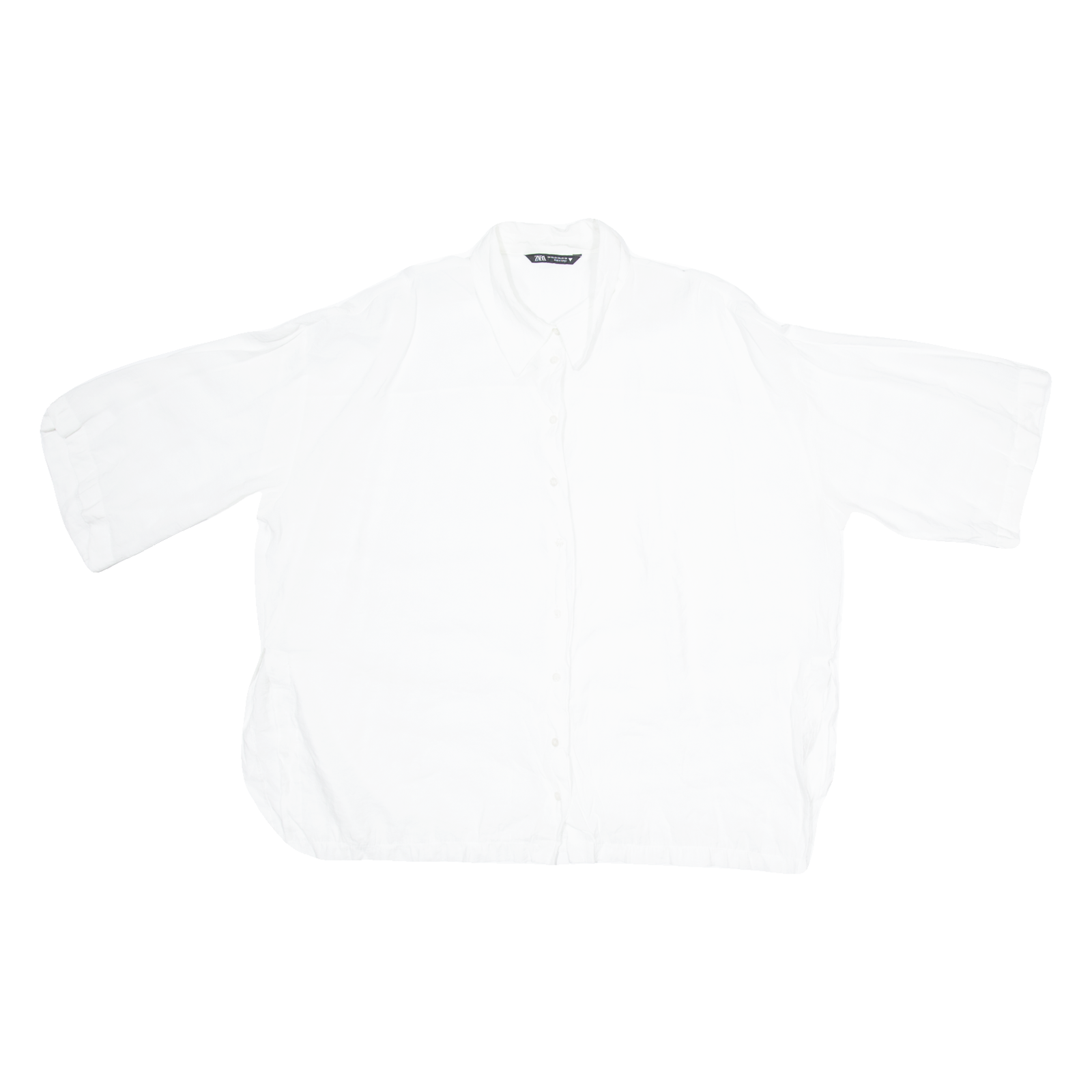 ZARA Womens Plain Shirt White 2XL Refurbished - N/A refurbished available on Cerqular