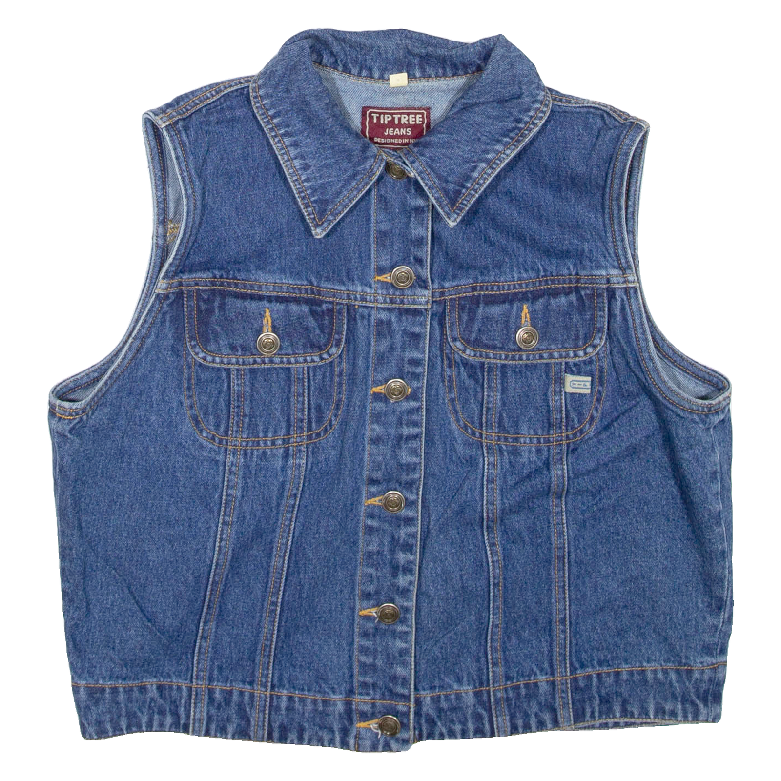 Buy TIPTREE JEANS Sleeveless Cropped Womens Denim Jacket Blue M Refurbished - $44.19 TIPTREE JEANS Sleeveless Cropped Womens Denim Jacket Blue M Refurbished - N/A refurbished available on Cerqular