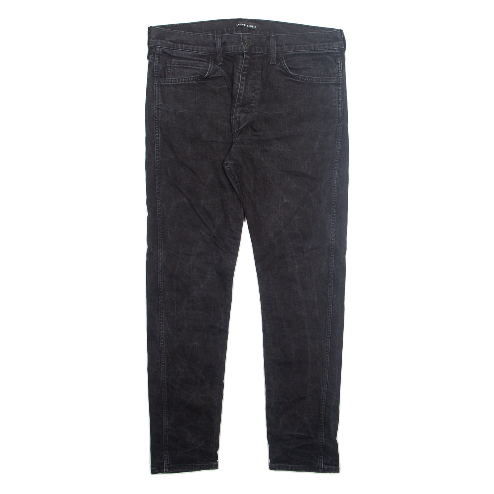 LEVI'S Line 8 Womens Jeans Grey Regular Skinny W34 L32 Refurbished - N/A refurbished available on Cerqular