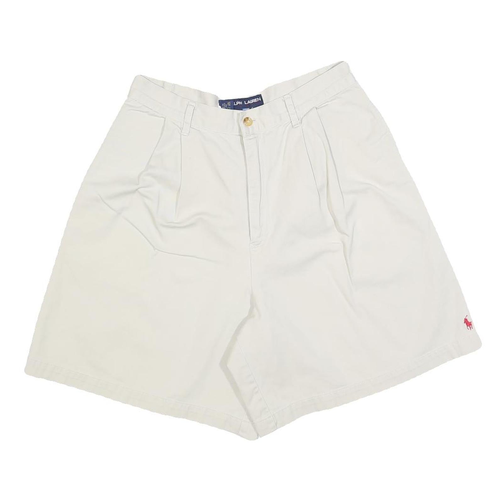 POLO SPORT RALPH LAUREN Womens White Casual Shorts S W28 Cotton Blend Refurbished - N/A refurbished available on Cerqular