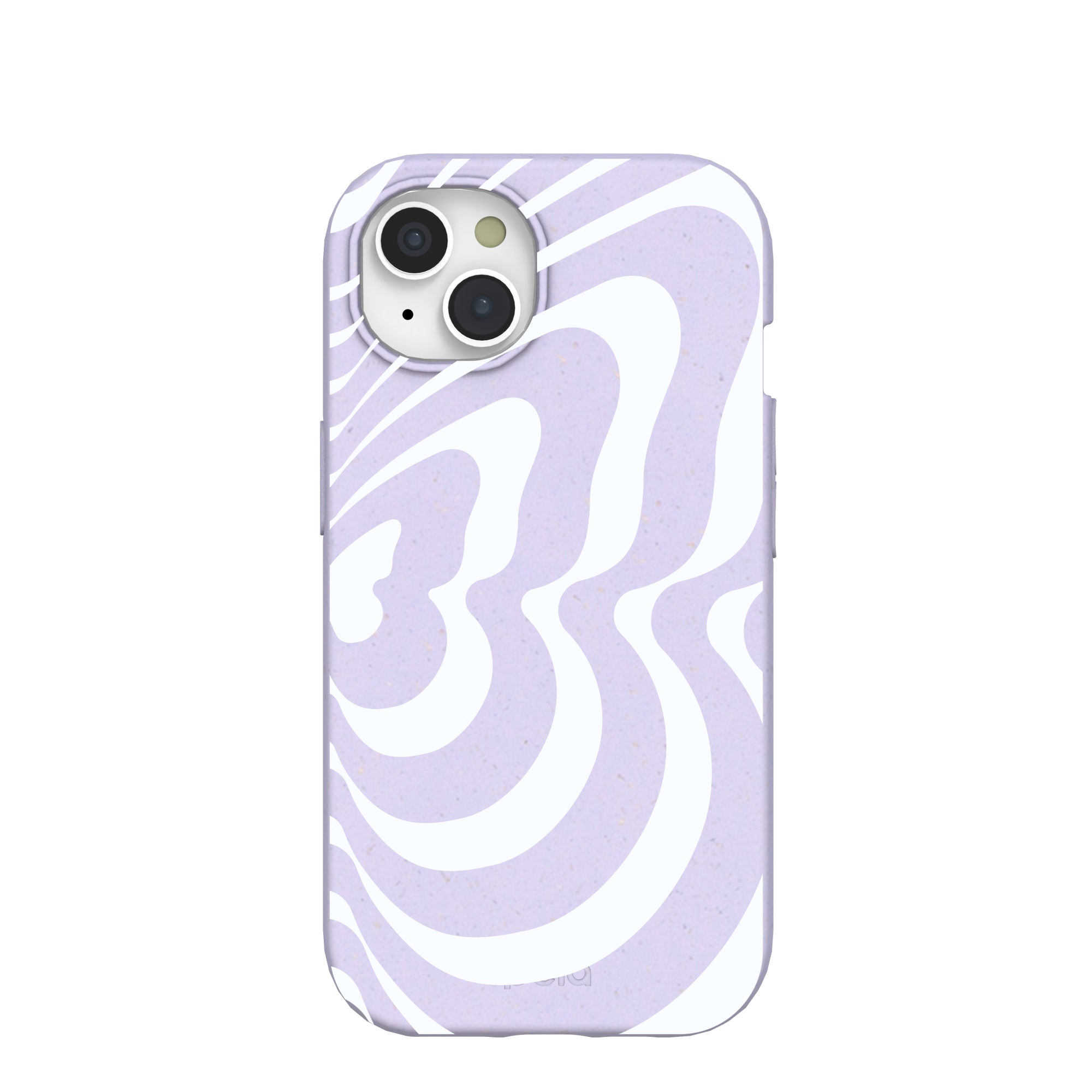 Lavender Flutter Right iPhone 15 Case Refurbished - Pela Case refurbished available on Cerqular