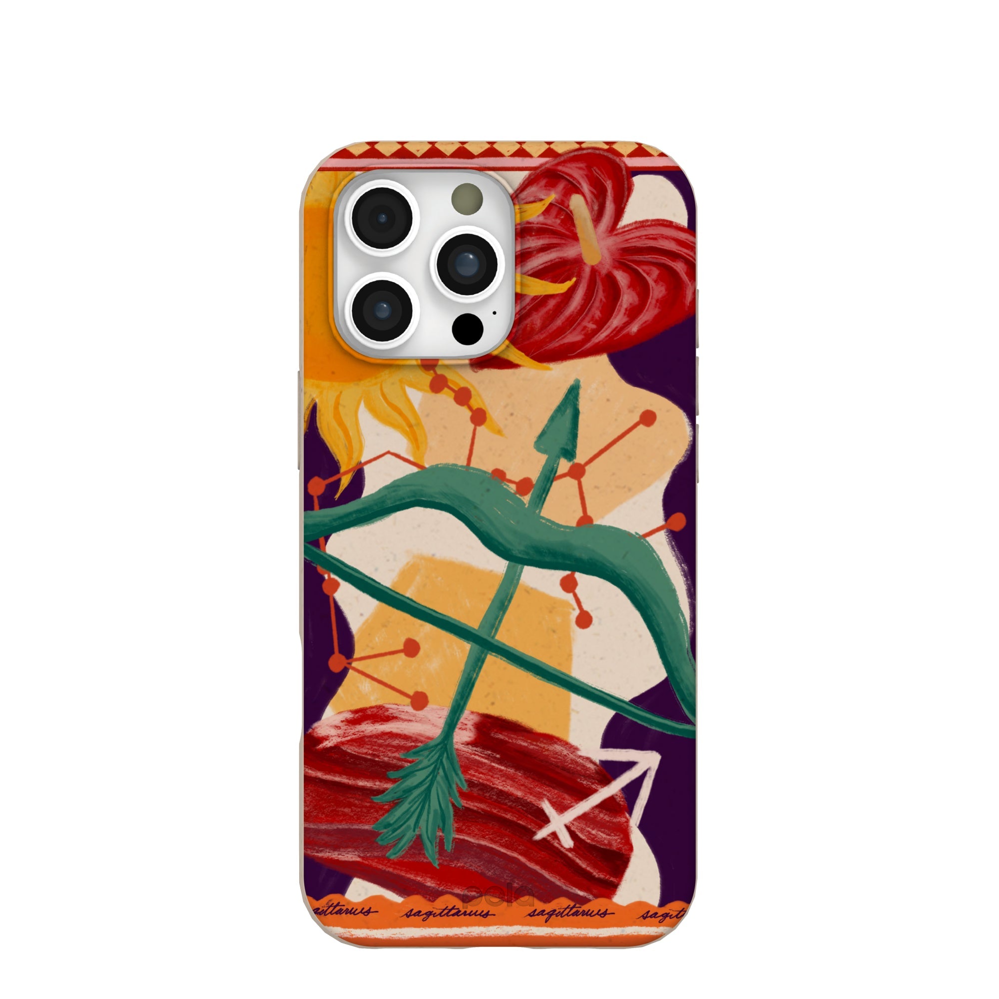 Seashell Sagittarius Archer iPhone 16 Pro Max Case Refurbished - Pela Case refurbished available on Cerqular