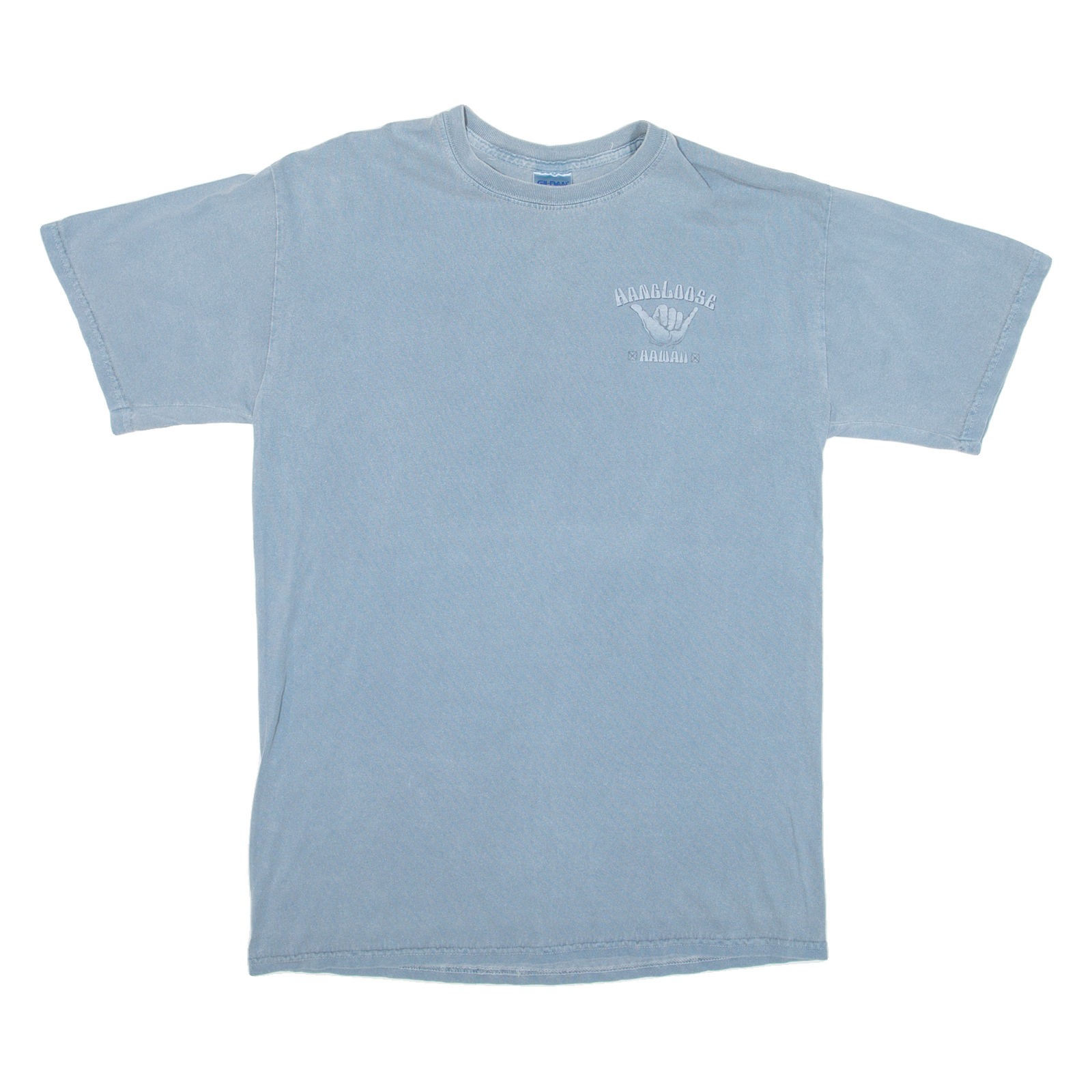 GILDAN Hawaii Mens T-Shirt Blue USA M Refurbished - N/A refurbished available on Cerqular