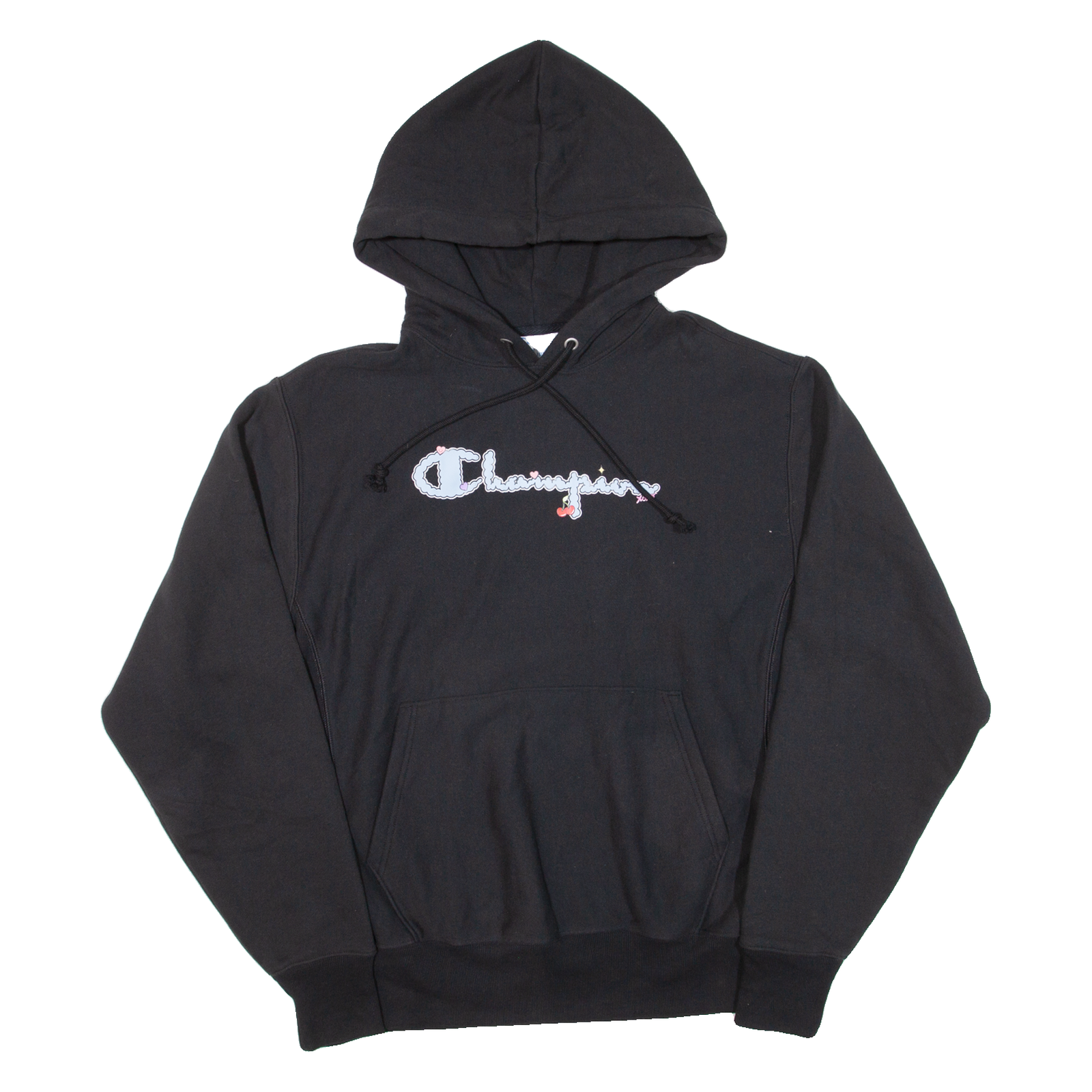 CHAMPION REVERSE WEAVE Womens Black Hoodie M Refurbished - N/A refurbished available on Cerqular