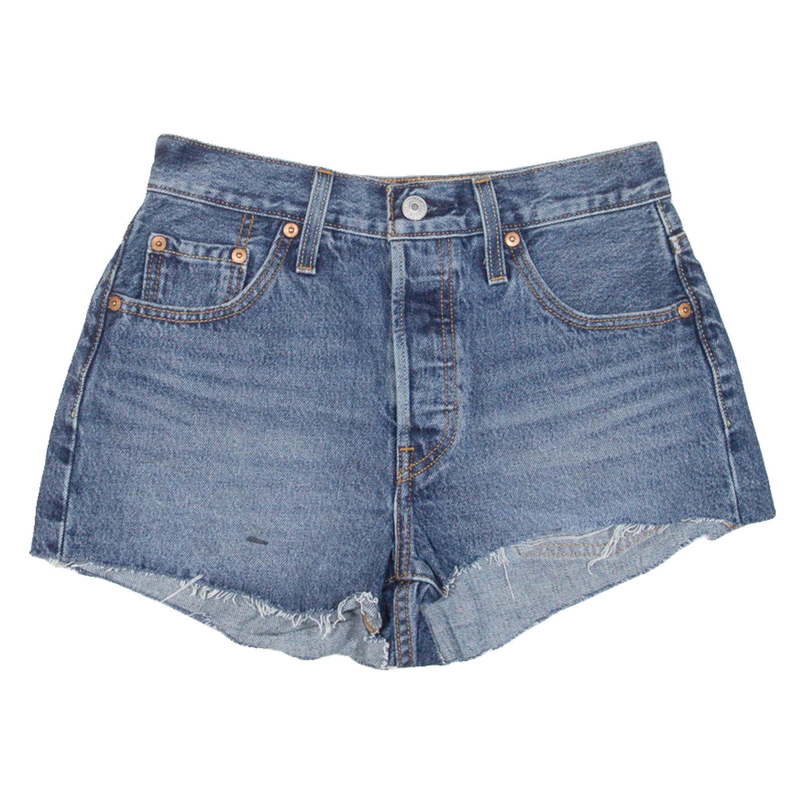 LEVI'S 501 Womens Denim Shorts Blue XS W25 Refurbished - N/A refurbished available on Cerqular