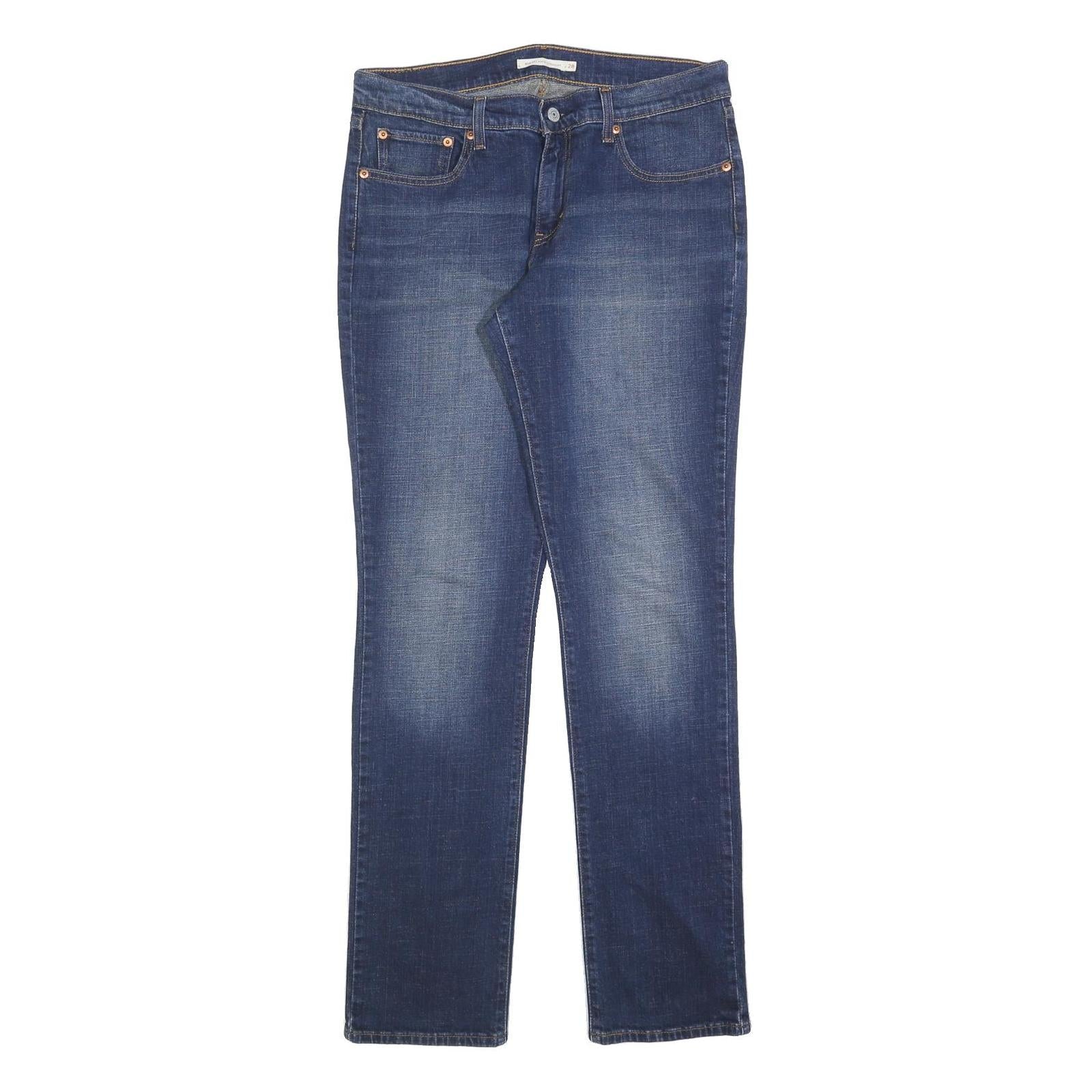 LEVI'S 414 Womens Jeans Blue Relaxed Straight Denim Medium W32 L34 Classic Fit Refurbished - N/A refurbished available on Cerqular