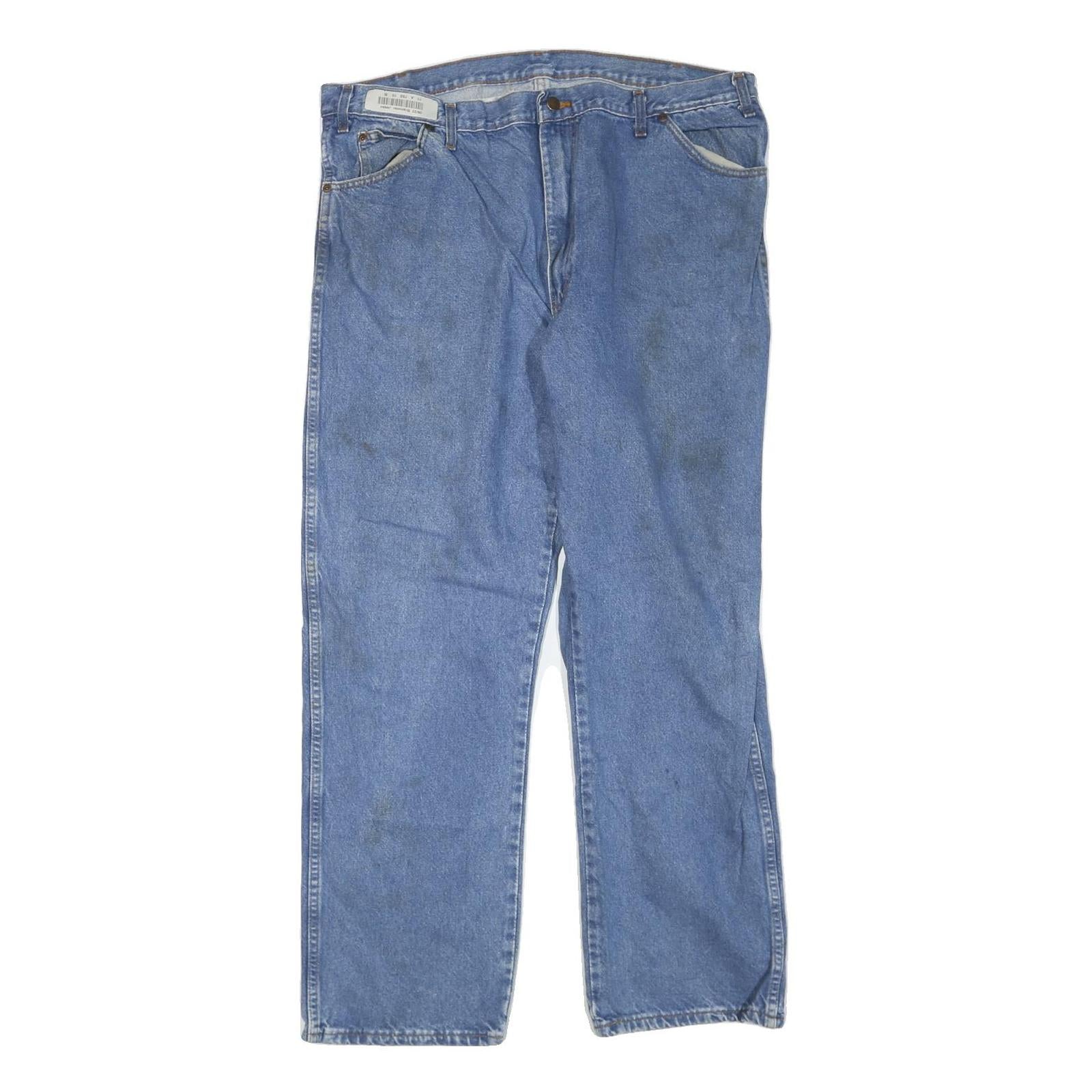 DICKIES Mens Blue Regular Fit Straight Leg Denim Jeans W40 L32 Zip Closure Refurbished - N/A refurbished available on Cerqular