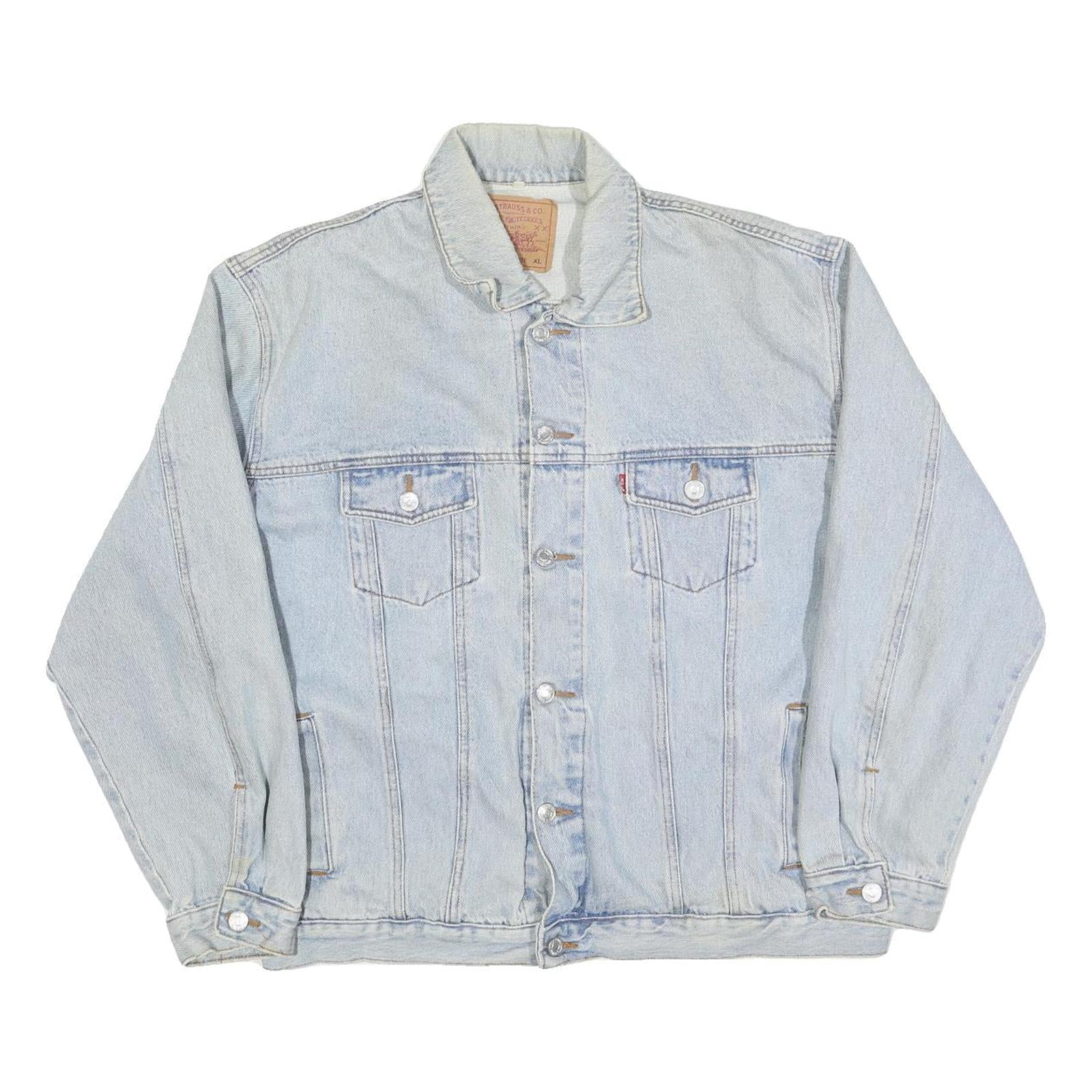 Buy LEVI'S Mens Blue Light Denim Jacket XL Cotton Blend Button Closure Classic Fit Refurbished - $51.99 LEVI'S Mens Blue Light Denim Jacket XL Cotton Blend Button Closure Classic Fit Refurbished - N/A refurbished available on Cerqular