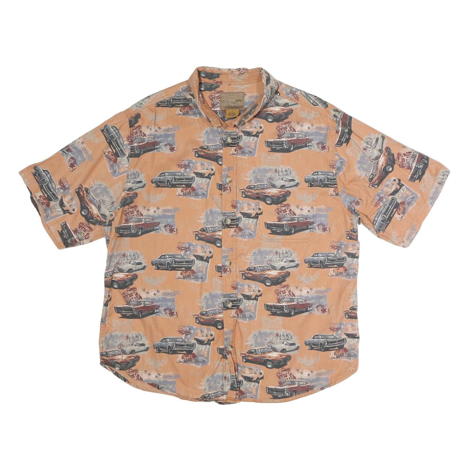 Buy BUCKHORN RIVER Mens Orange Graphic Cotton Shirt L Classic Fit Short Sleeve Refurbished - $19.49 BUCKHORN RIVER Mens Orange Graphic Cotton Shirt L Classic Fit Short Sleeve Refurbished - N/A refurbished available on Cerqular