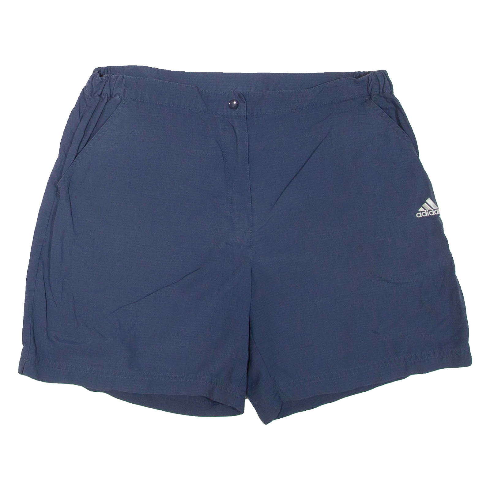 ADIDAS Womens Casual Shorts Blue UK 14 W30 Refurbished - N/A refurbished available on Cerqular