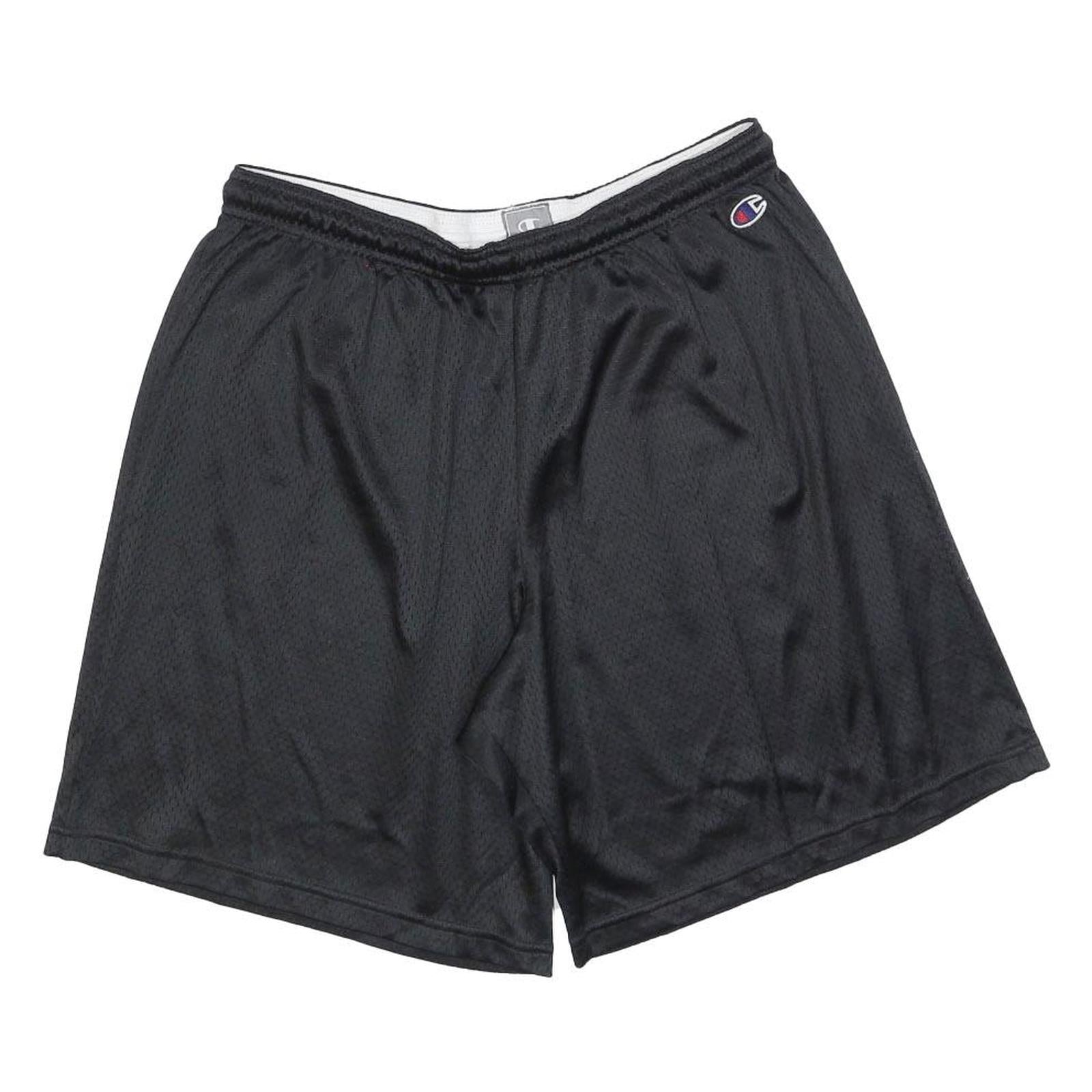 CHAMPION Mens Black Casual Shorts L W32 Sportswear Polyester Athletic Refurbished - N/A refurbished available on Cerqular
