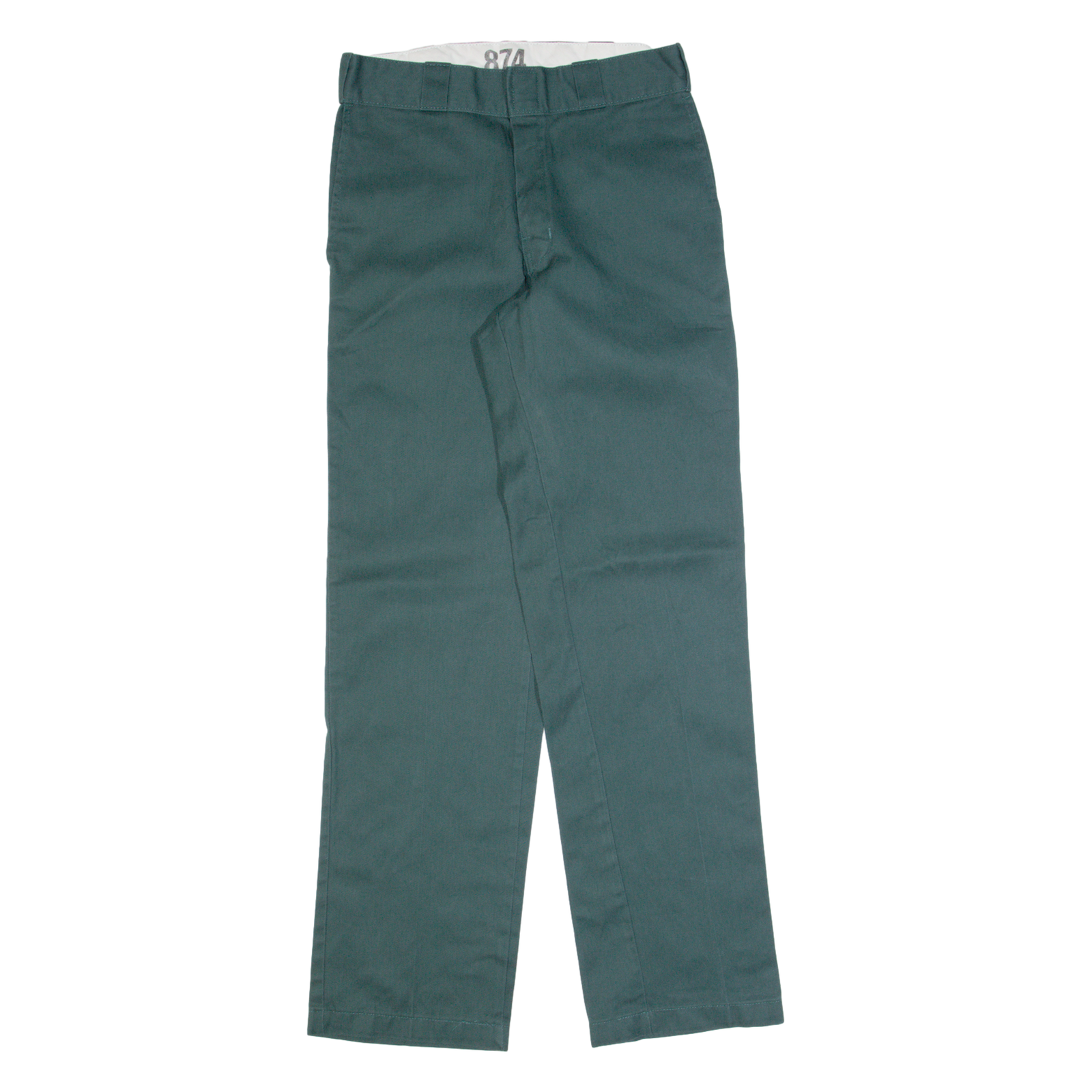 DICKIES 874 Workwear Mens Trousers Green Regular Straight W26 L30 Refurbished - N/A refurbished available on Cerqular