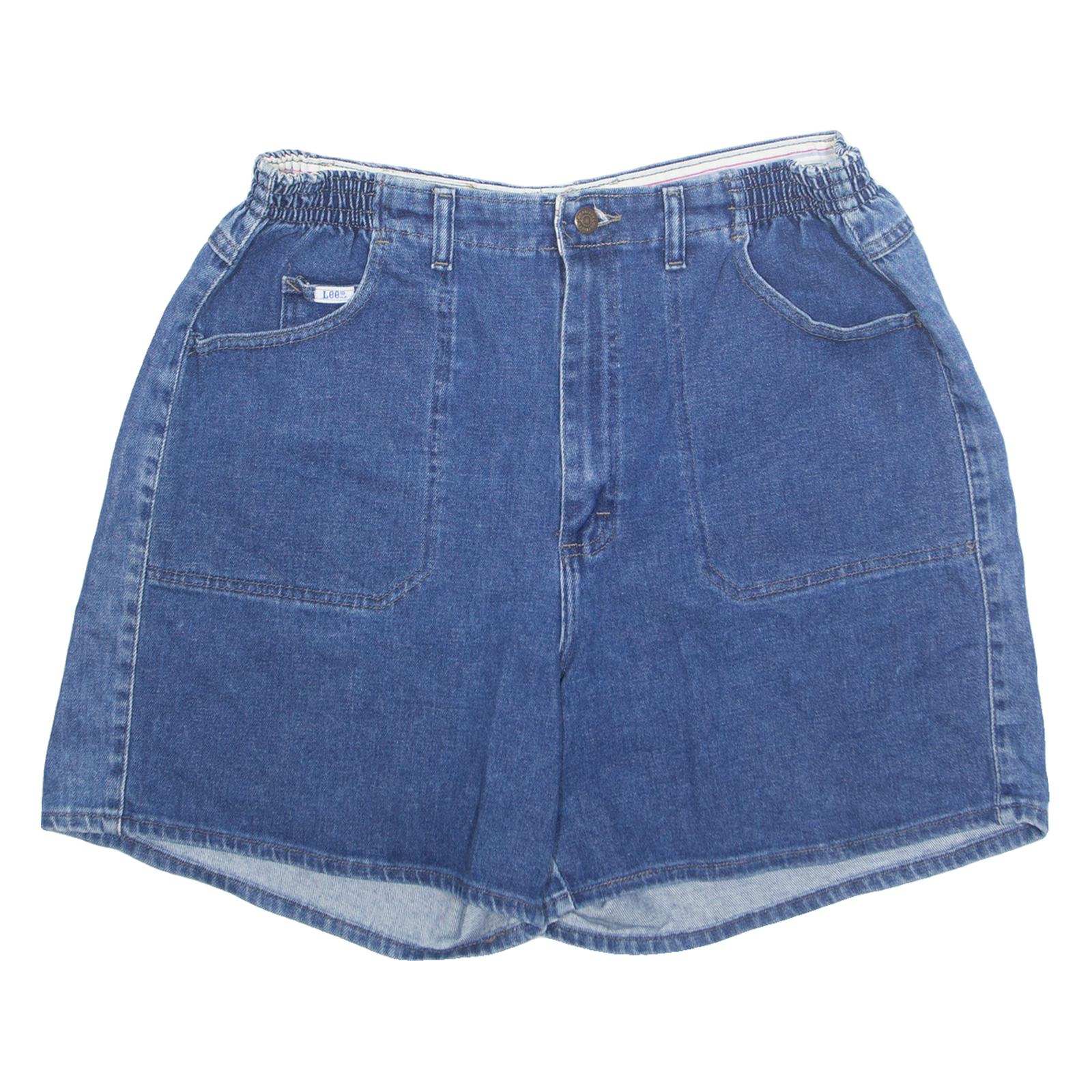 LEE Chino Style Womens Denim Shorts Blue L W32 Refurbished - N/A refurbished available on Cerqular
