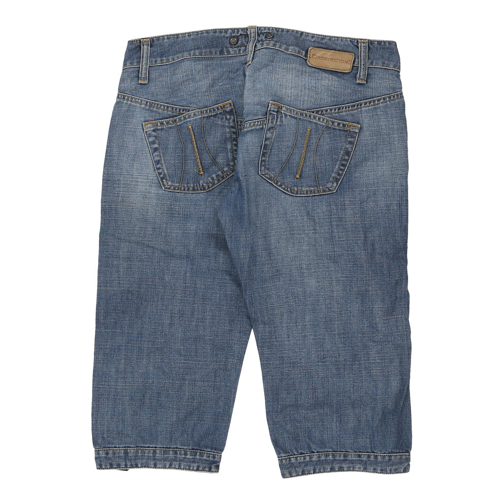 Fornarina Denim Shorts - 32W UK 10 Blue Cotton Refurbished - Thrifted (note: this is a term often used to describe second- refurbished available on Cerqular