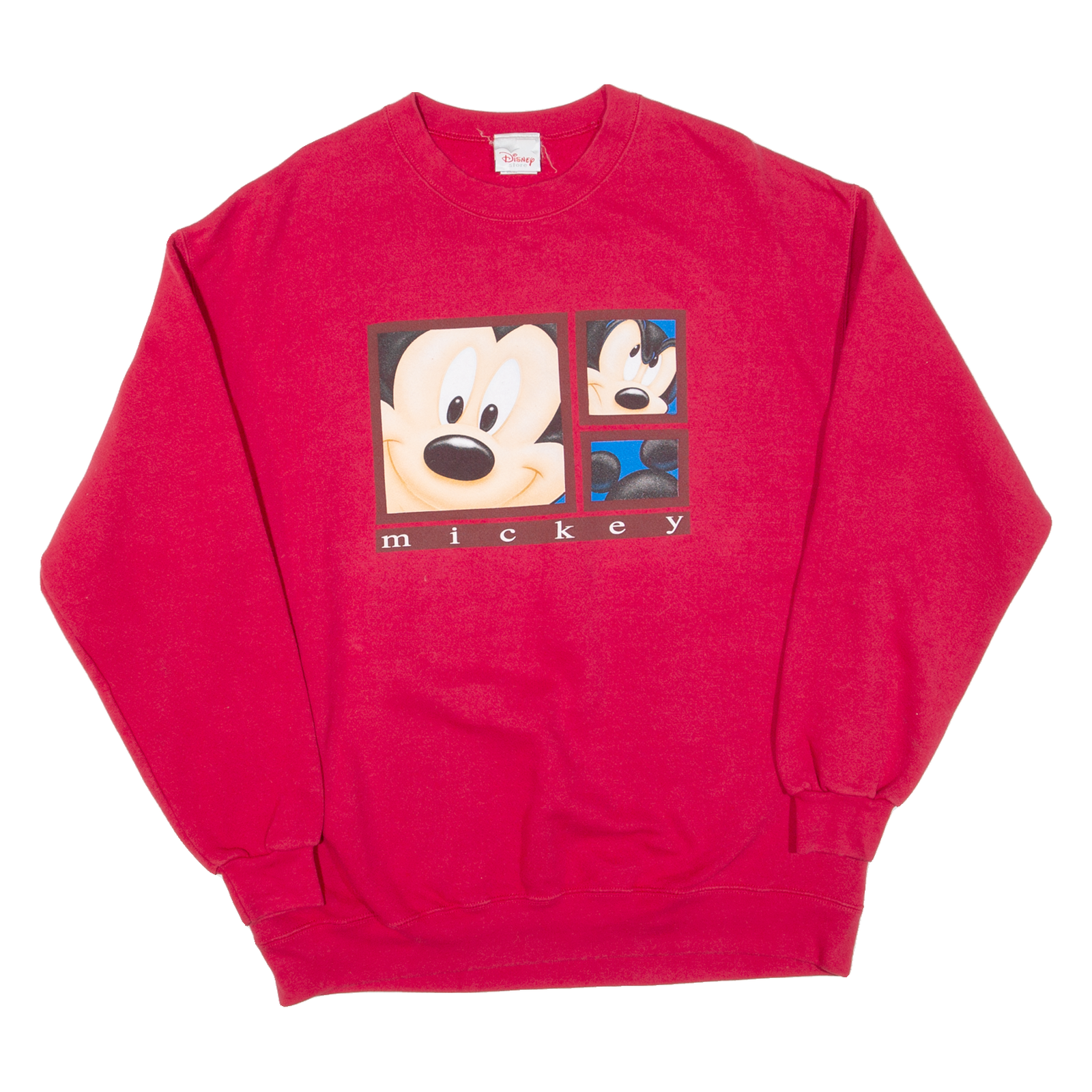 DISNEY Mickey Mens Sweatshirt Red L Refurbished - N/A refurbished available on Cerqular