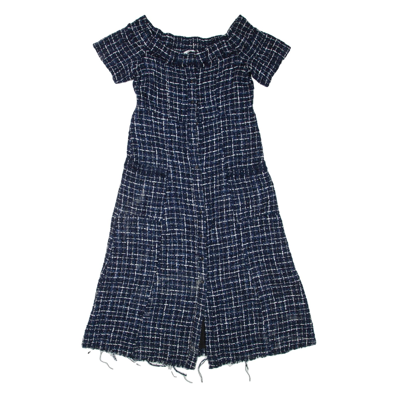 ZARA Womens Day Dress Blue Short Sleeve Midi L Refurbished - N/A refurbished available on Cerqular