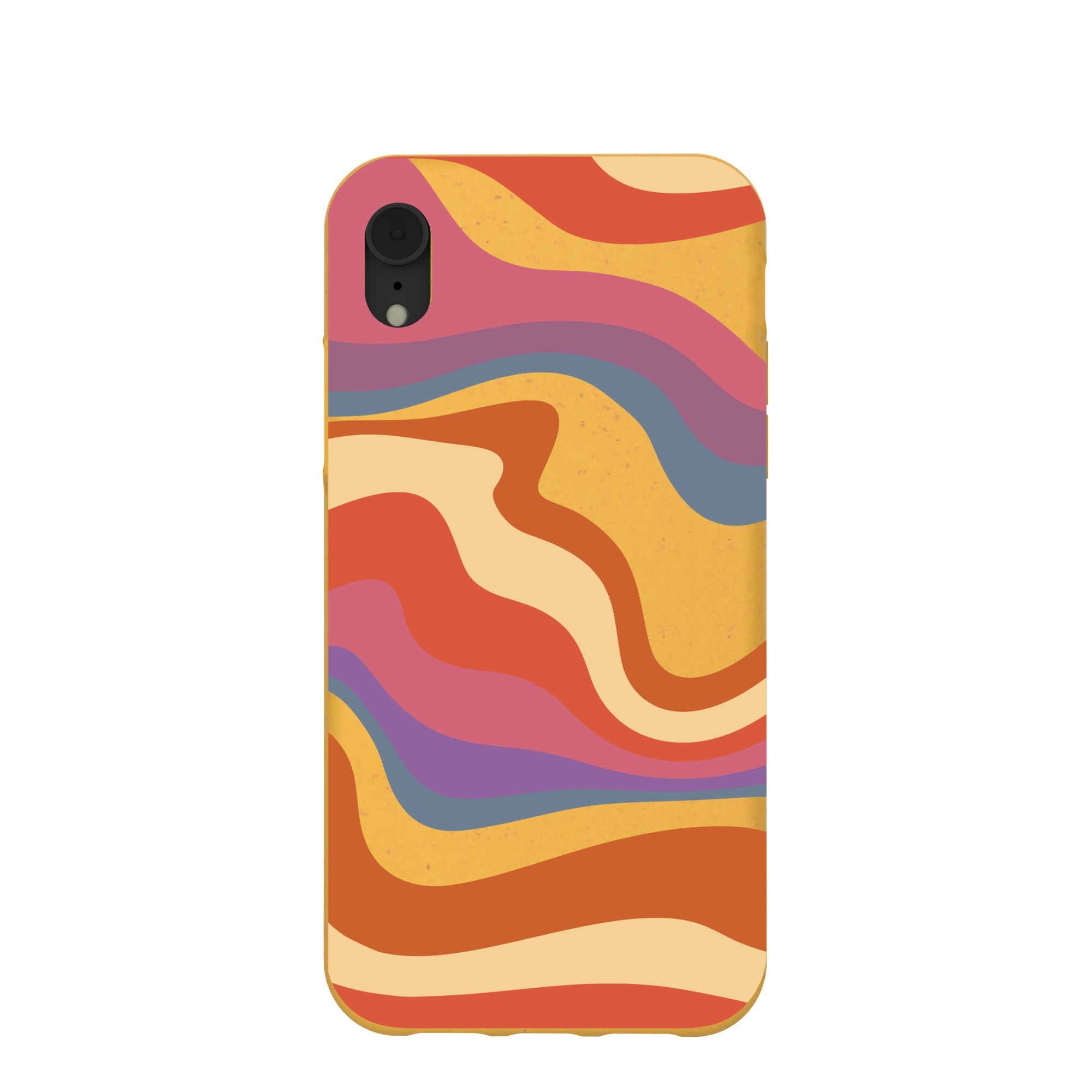 Honey Liquid Sunset iPhone XR Case Refurbished - Pela Case refurbished available on Cerqular