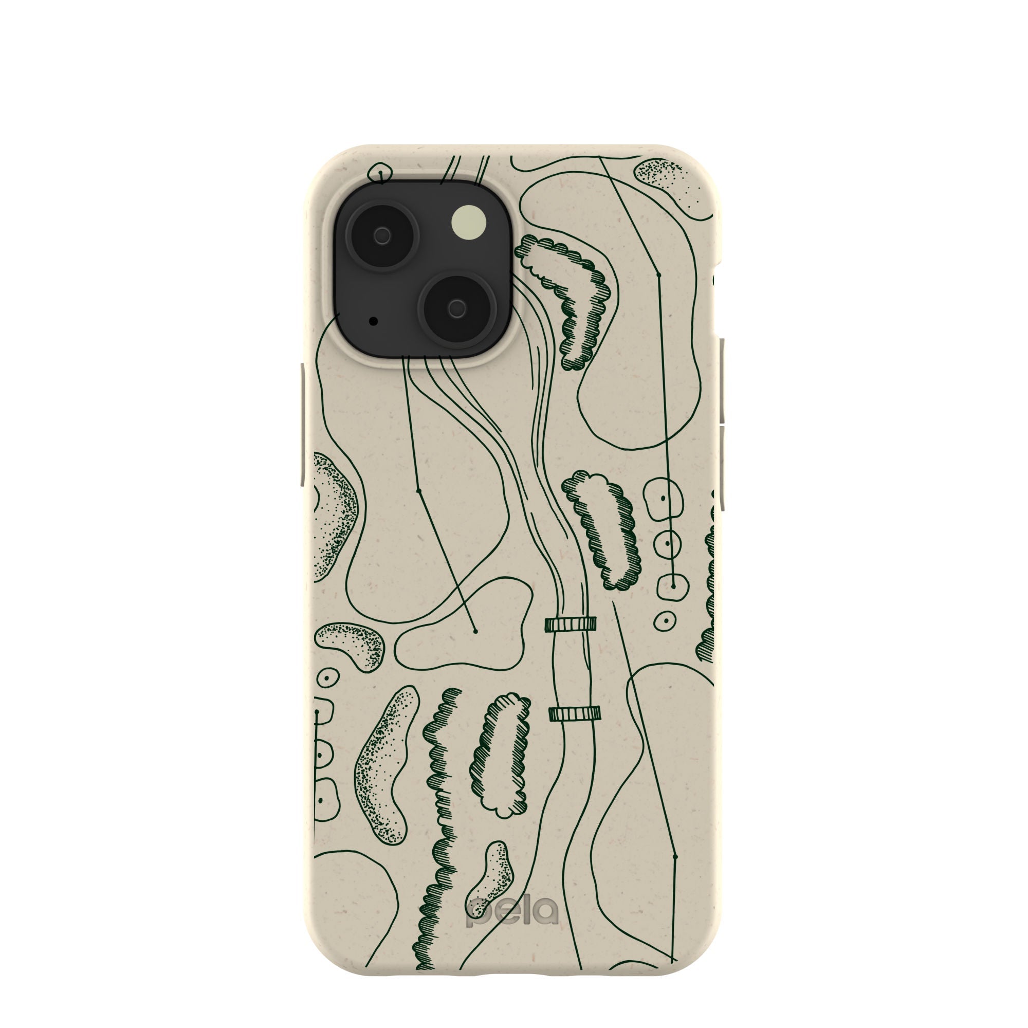 London Fog Golf Course iPhone 13 Mini Case Refurbished - Pela Case refurbished available on Cerqular