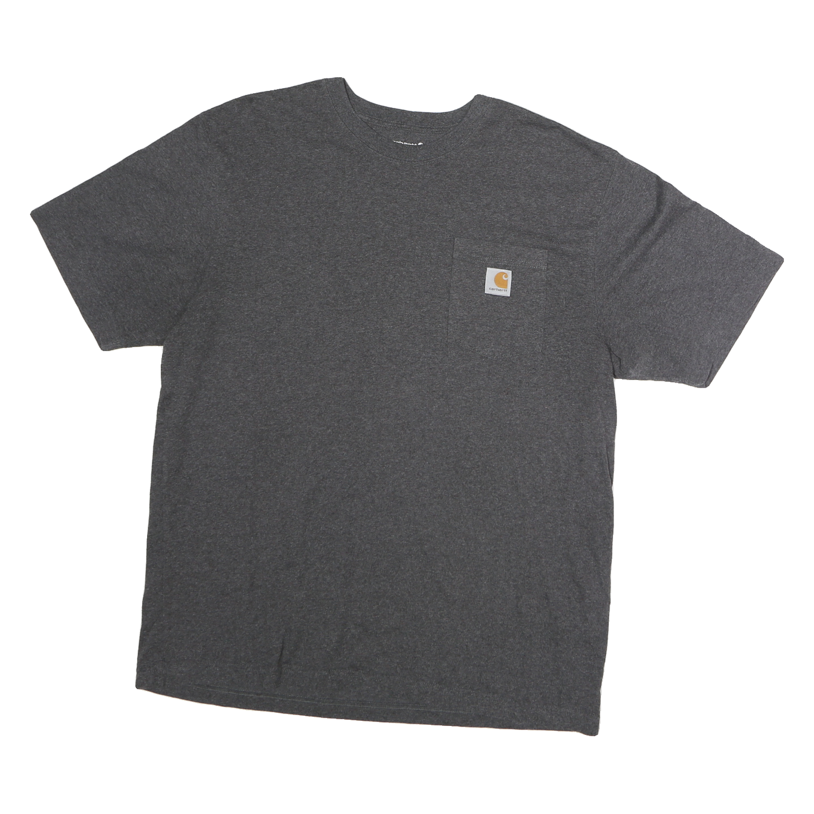 CARHARTT Mens Grey Pocket T-Shirt L Short Sleeve Crew Neck Workwear Casual Refurbished - N/A refurbished available on Cerqular