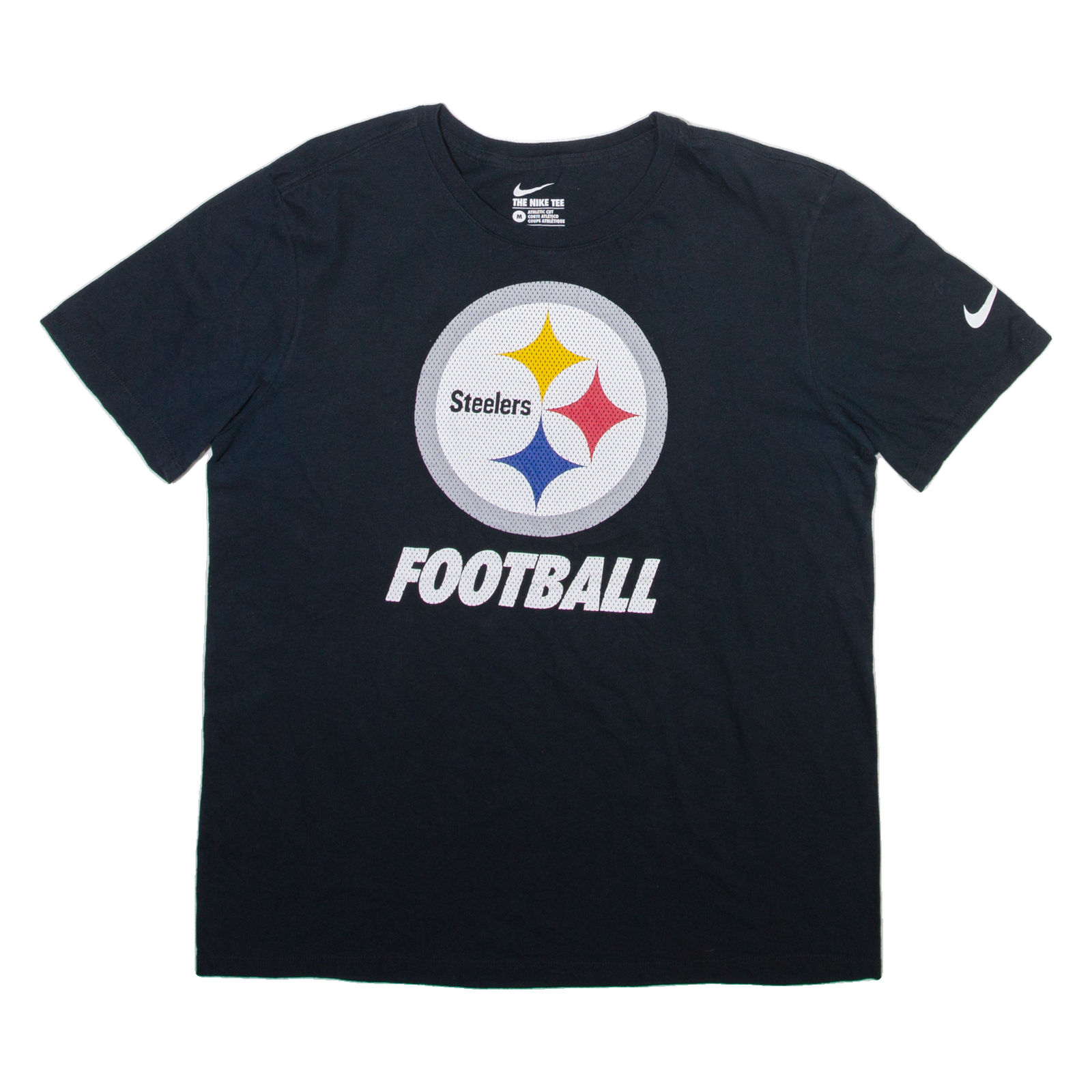 NIKE Pittsburgh Steelers Mens T-Shirt Black USA M Refurbished - N/A refurbished available on Cerqular