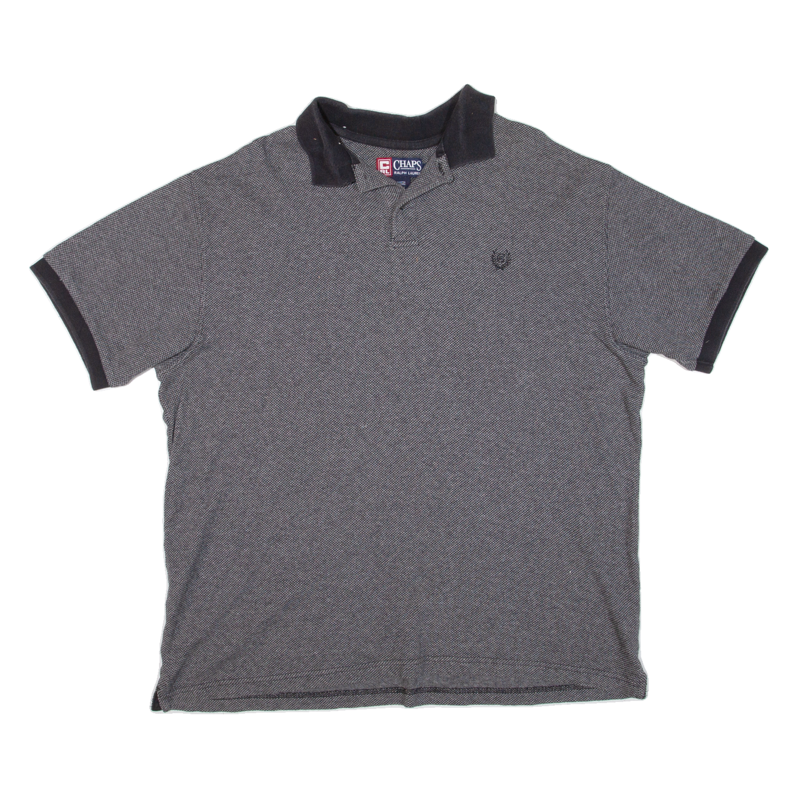 CHAPS RALPH LAUREN Mens Polo Shirt Grey XL Refurbished - N/A refurbished available on Cerqular