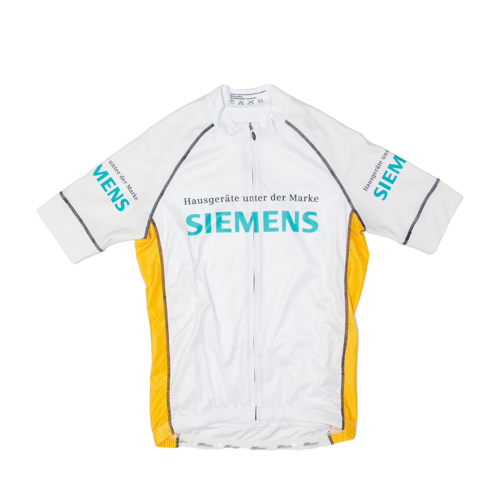 89 SPORT Cycling Full Zip Mens Jersey White M Refurbished - N/A refurbished available on Cerqular