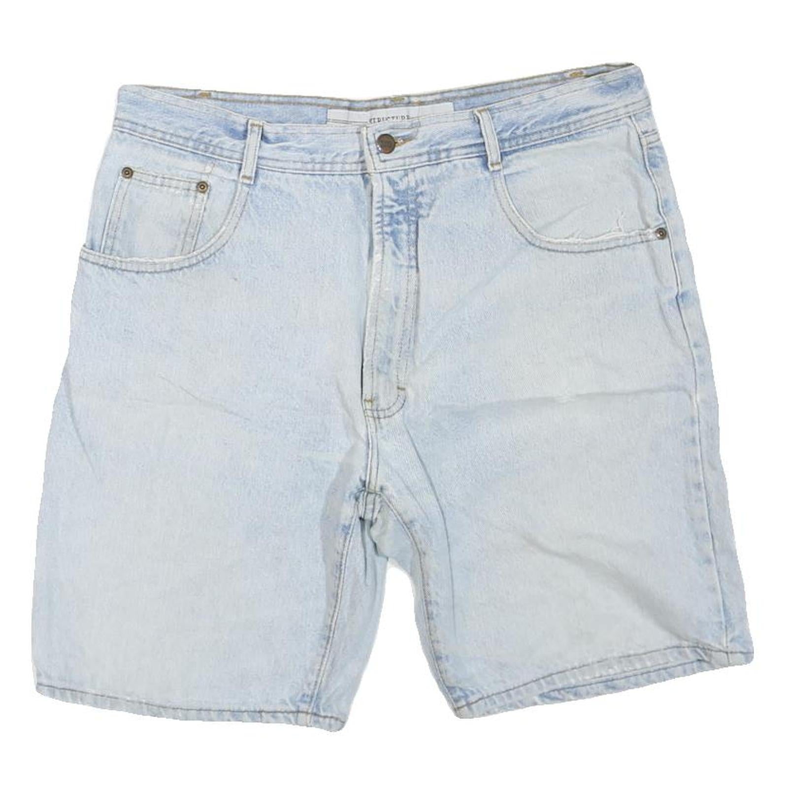 STRUCTURE Womens Denim Blue Shorts M W34 Cotton Blend Casual Regular Fit Refurbished - N/A refurbished available on Cerqular