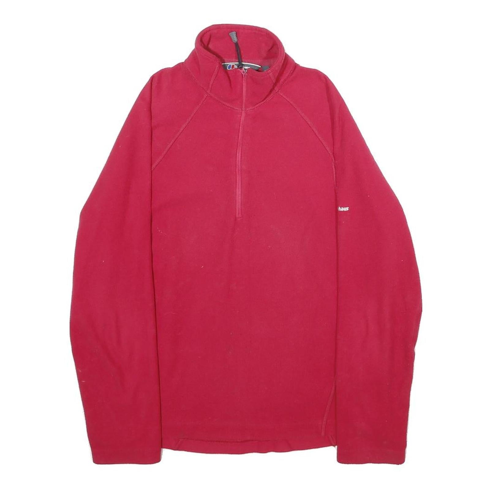 Buy BERGHAUS Womens Red Plain Activewear Jumper 1/4 Zip Polyester UK 10 Fleece Refurbished - $45.49 BERGHAUS Womens Red Plain Activewear Jumper 1/4 Zip Polyester UK 10 Fleece Refurbished - N/A refurbished available on Cerqular