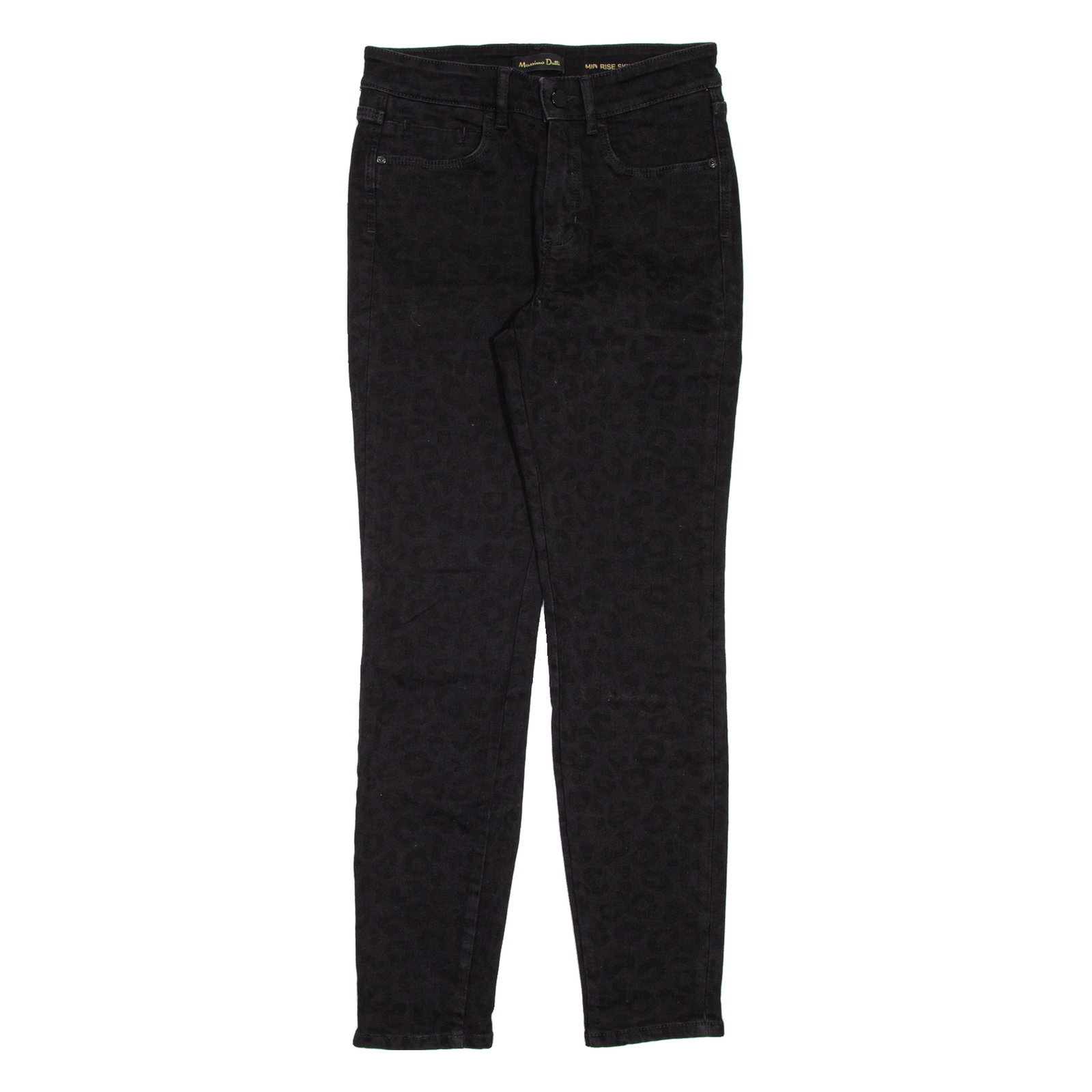 MASSIMO DUTTI Mid Rise Womens Jeans Black Slim Skinny W26 L28 Refurbished - N/A refurbished available on Cerqular