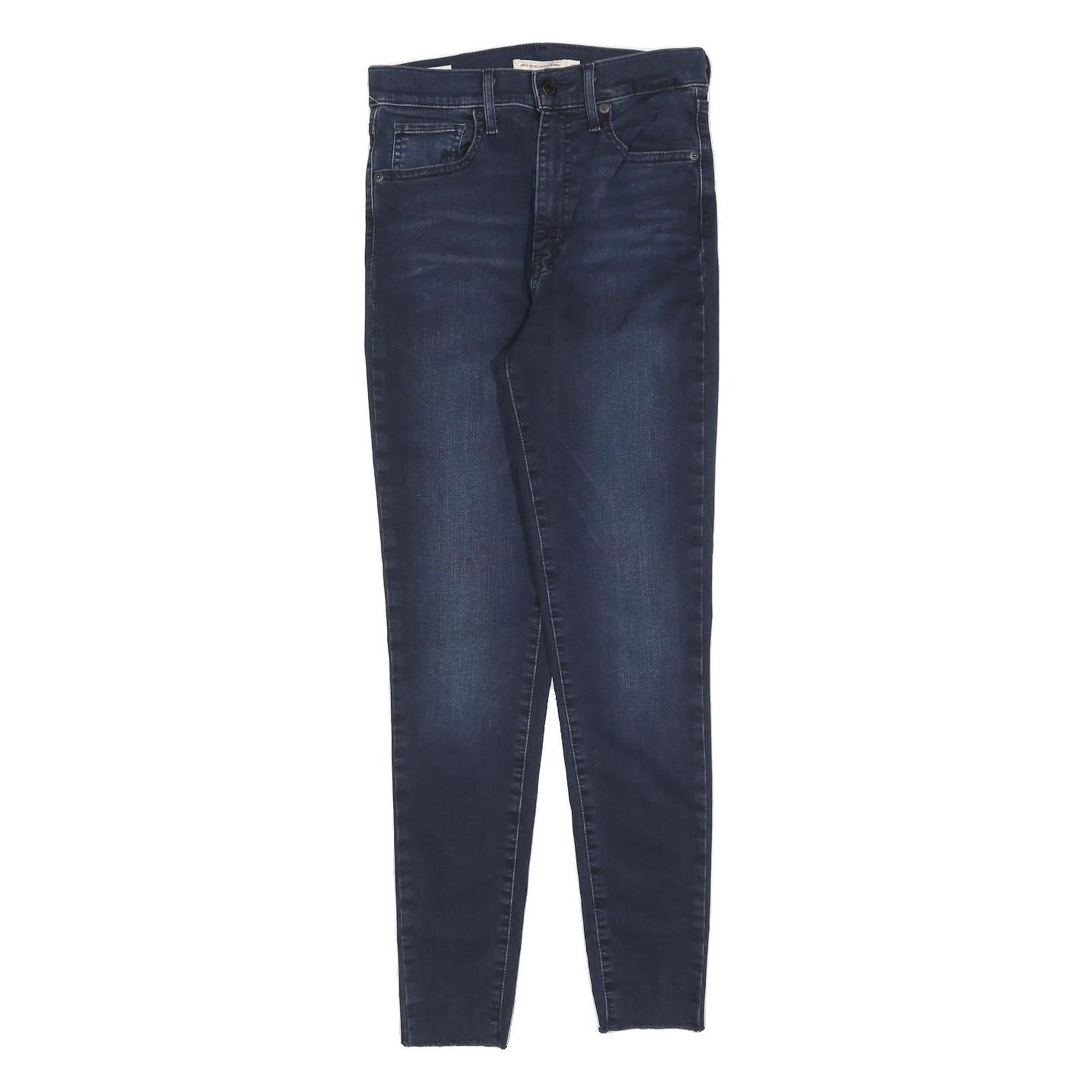 LEVI'S Womens Jeans Blue Slim Skinny Denim W27 L27 Stretch Cotton Blend Refurbished - N/A refurbished available on Cerqular