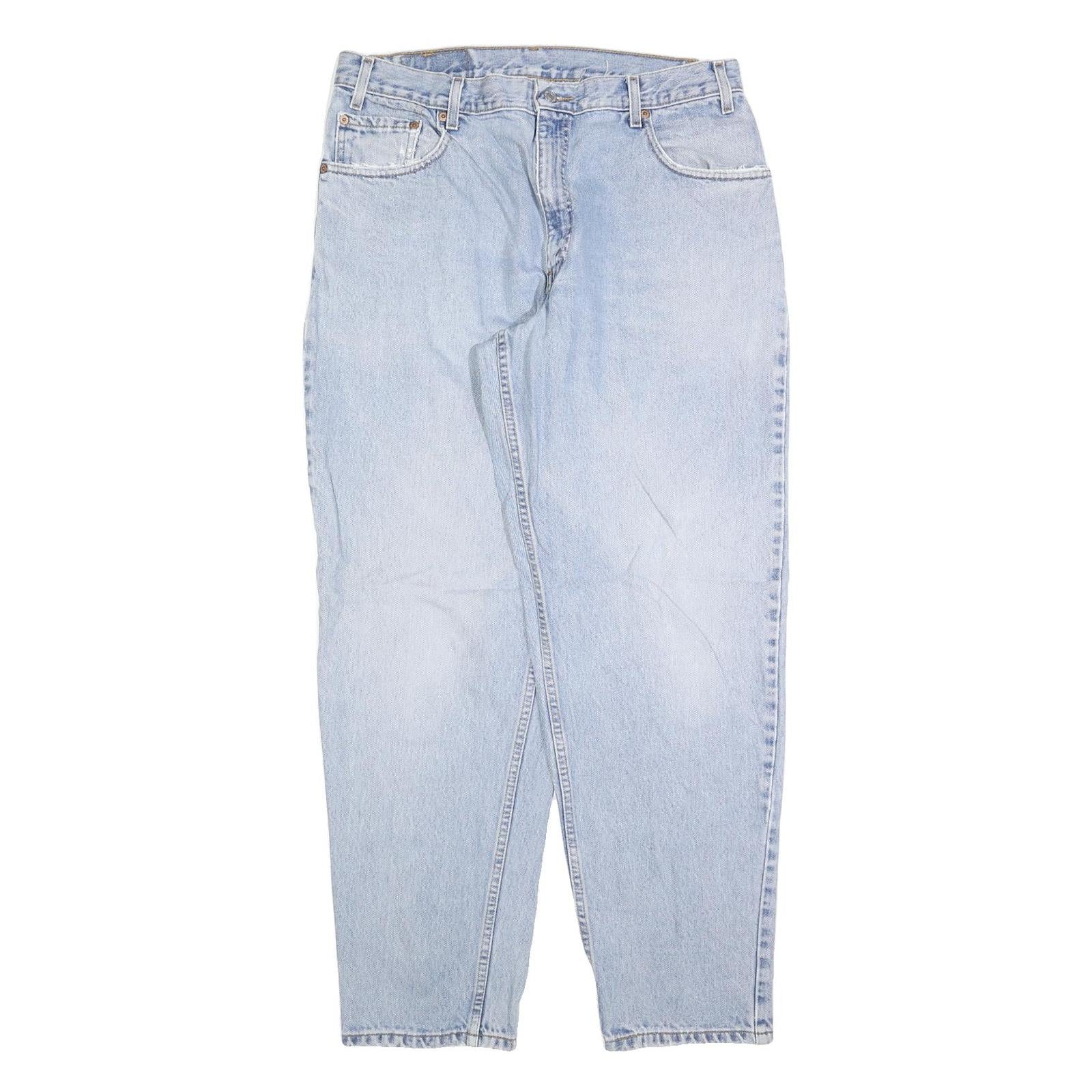 LEVI'S 560 Mens Jeans Blue Relaxed Loose Denim Light W36 L32 Classic Zip Refurbished - N/A refurbished available on Cerqular