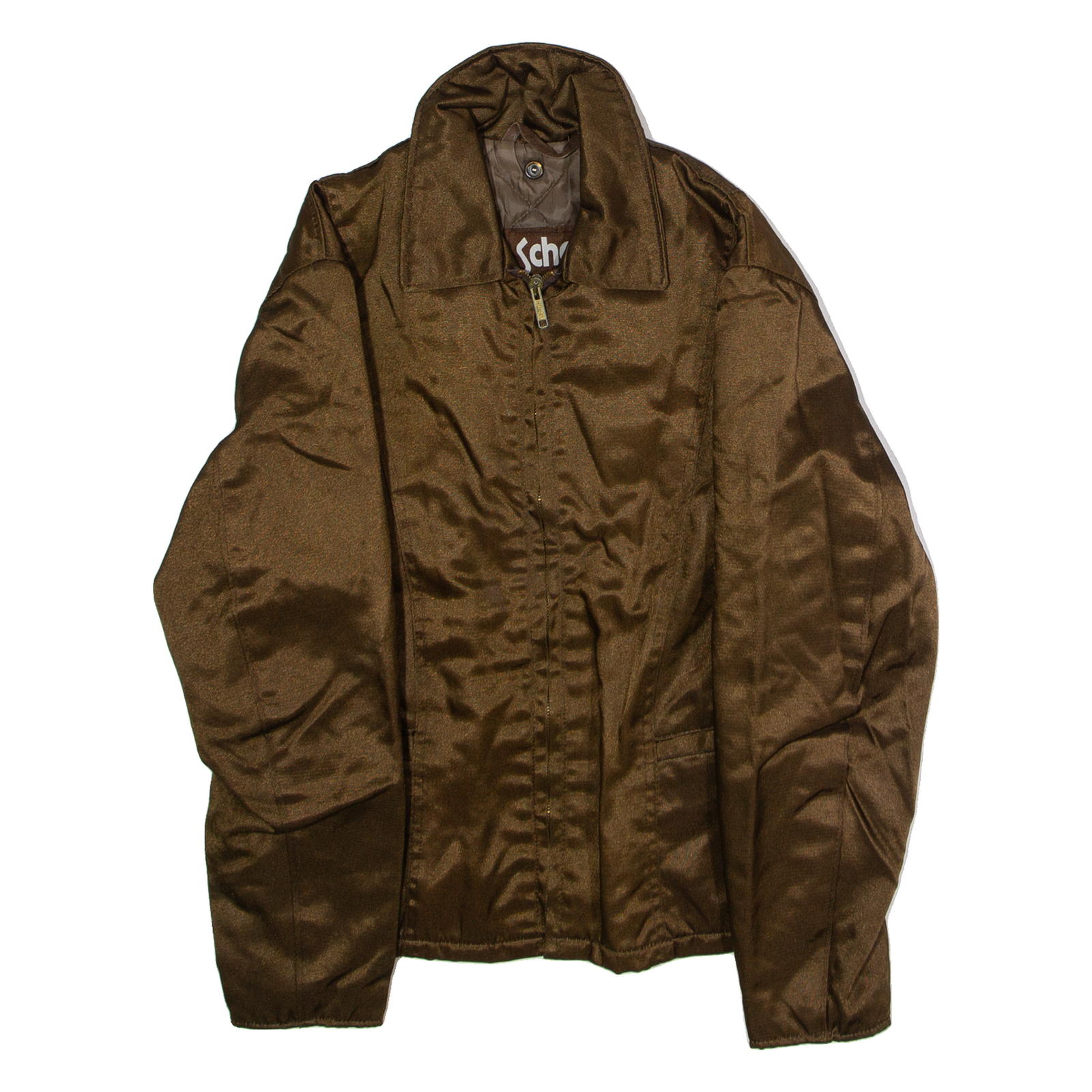 SCHOTT Womens Jacket Brown 90s S Refurbished - N/A refurbished available on Cerqular