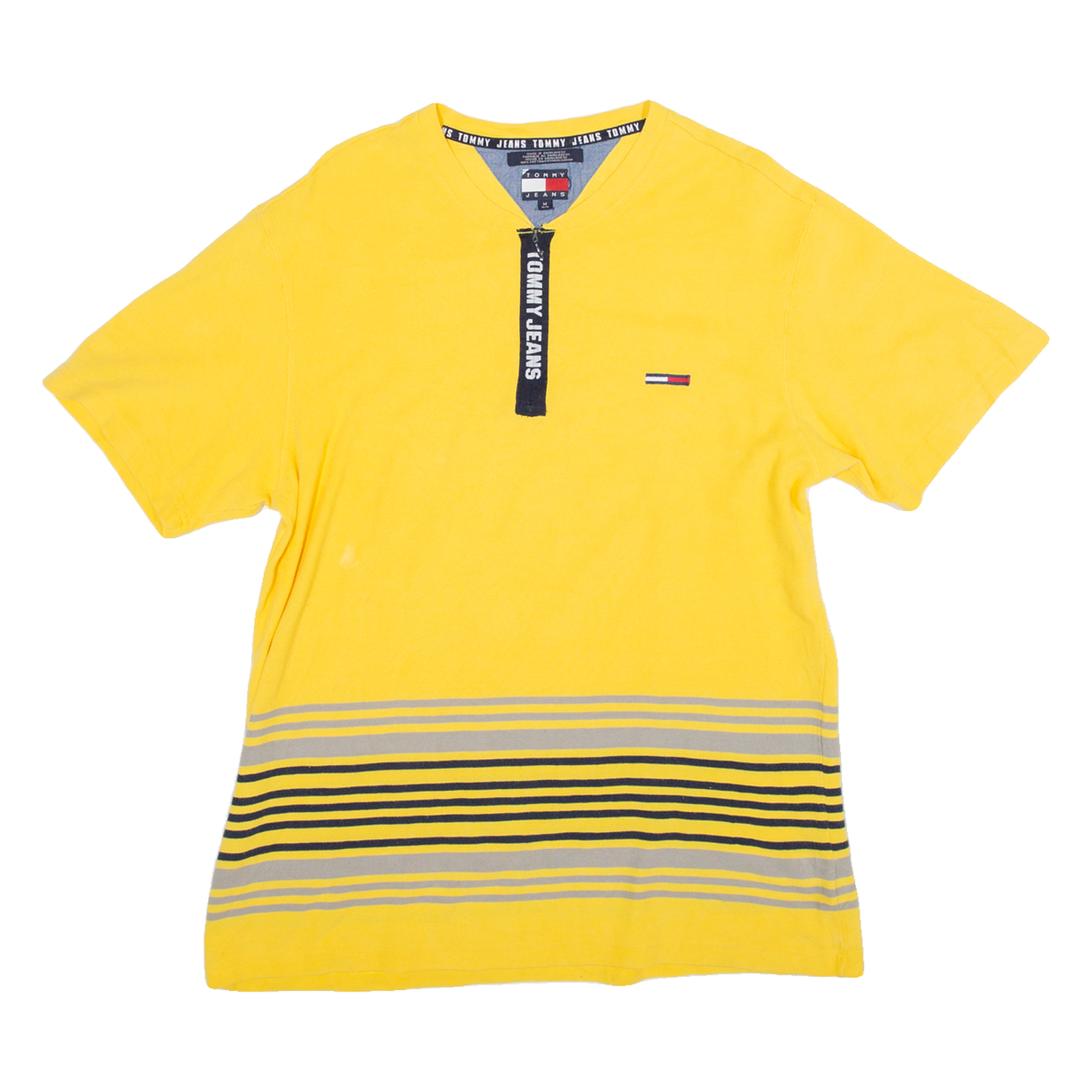 TOMMY JEANS Mens T-Shirt Yellow M Refurbished - N/A refurbished available on Cerqular