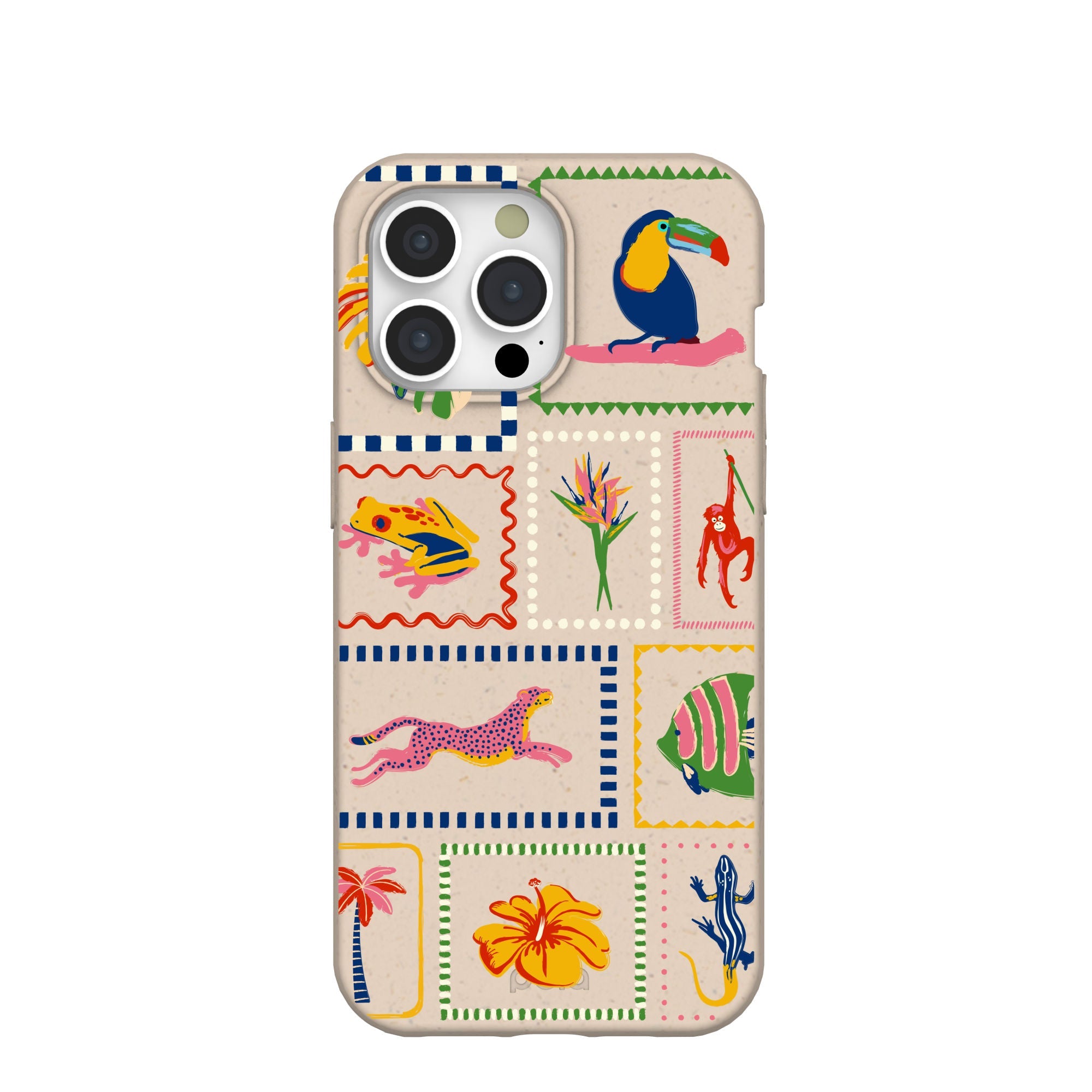 Seashell Tropical Paradise iPhone 15 Pro Max Case Refurbished - Pela Case refurbished available on Cerqular