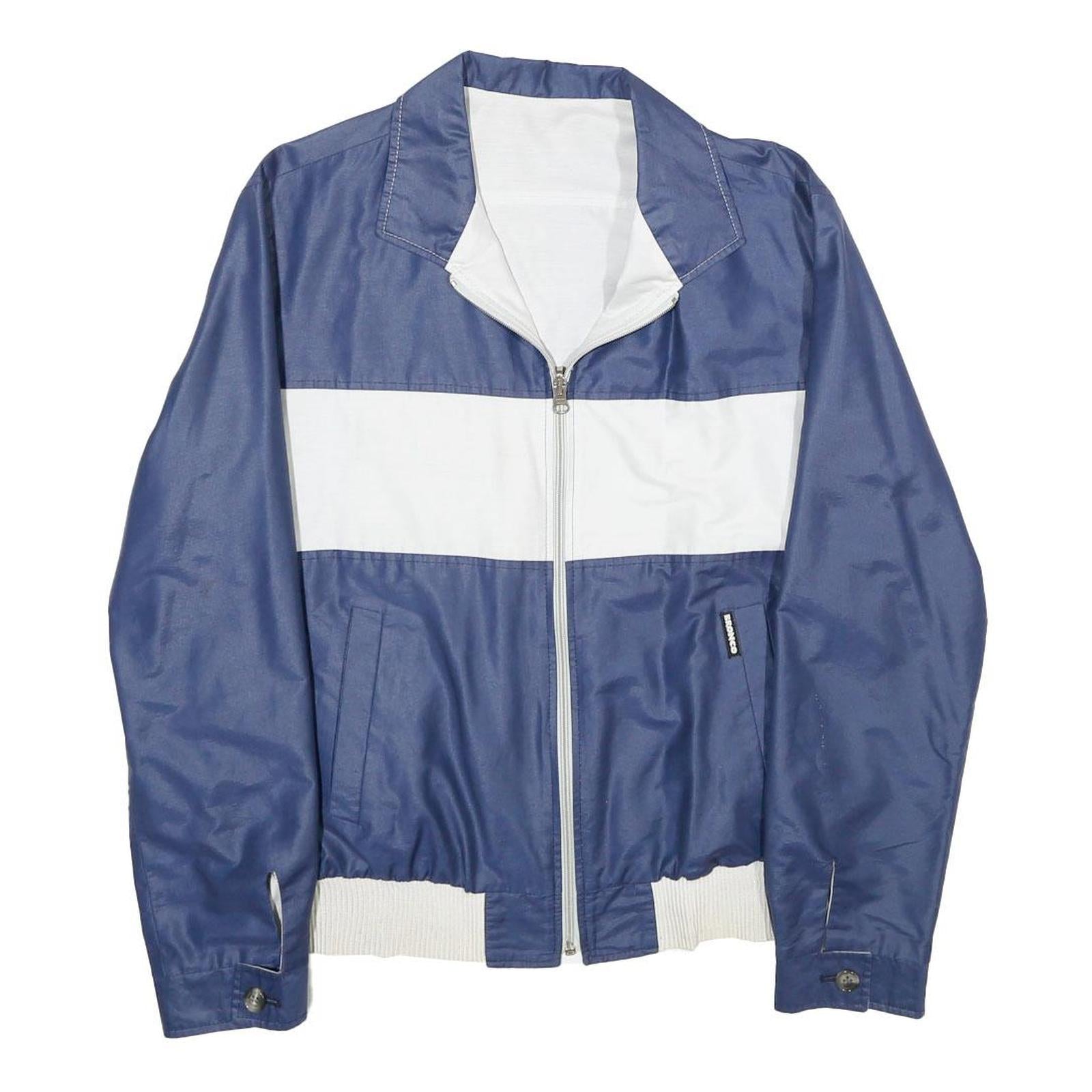 Buy BRONCO Mens Blue & White Track Jacket M Polyester Blend Zip Casual Refurbished - $32.49 BRONCO Mens Blue & White Track Jacket M Polyester Blend Zip Casual Refurbished - N/A refurbished available on Cerqular