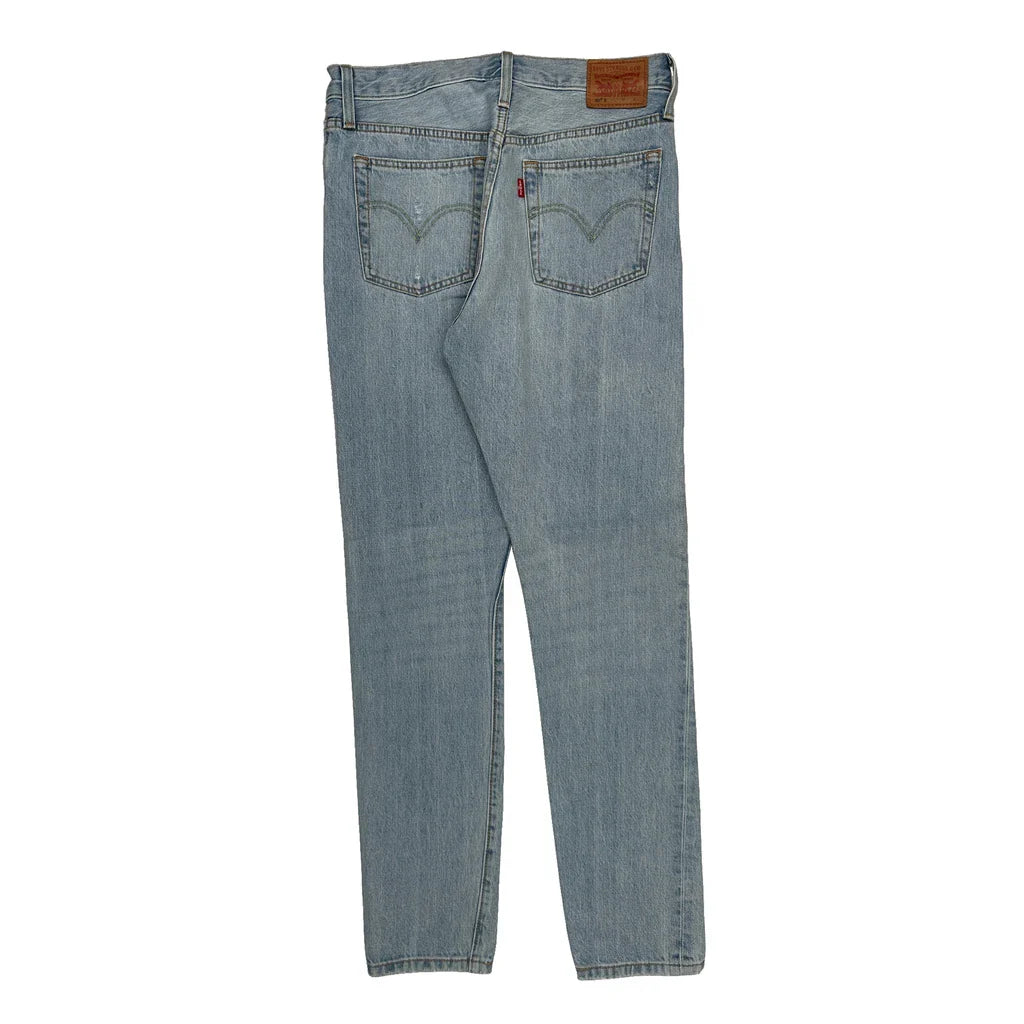 Levis Jeans - 31W UK 12 Light Wash Cotton Refurbished - Thrifted (note: this is a term often used to describe second- refurbished available on Cerqular