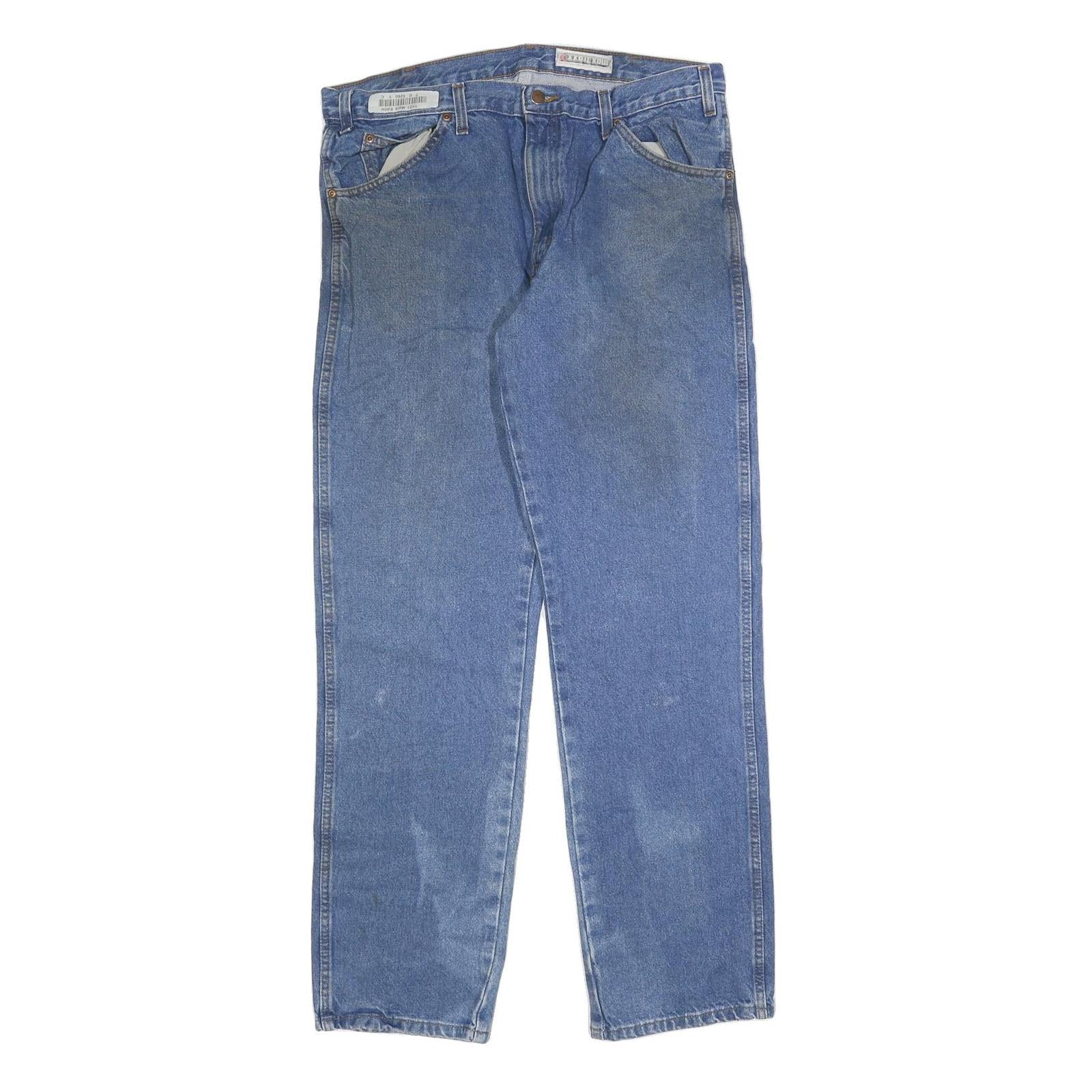 DICKIES Mens Relaxed Fit Blue Denim Jeans W36 L34 Zip Casual Workwear Refurbished - N/A refurbished available on Cerqular