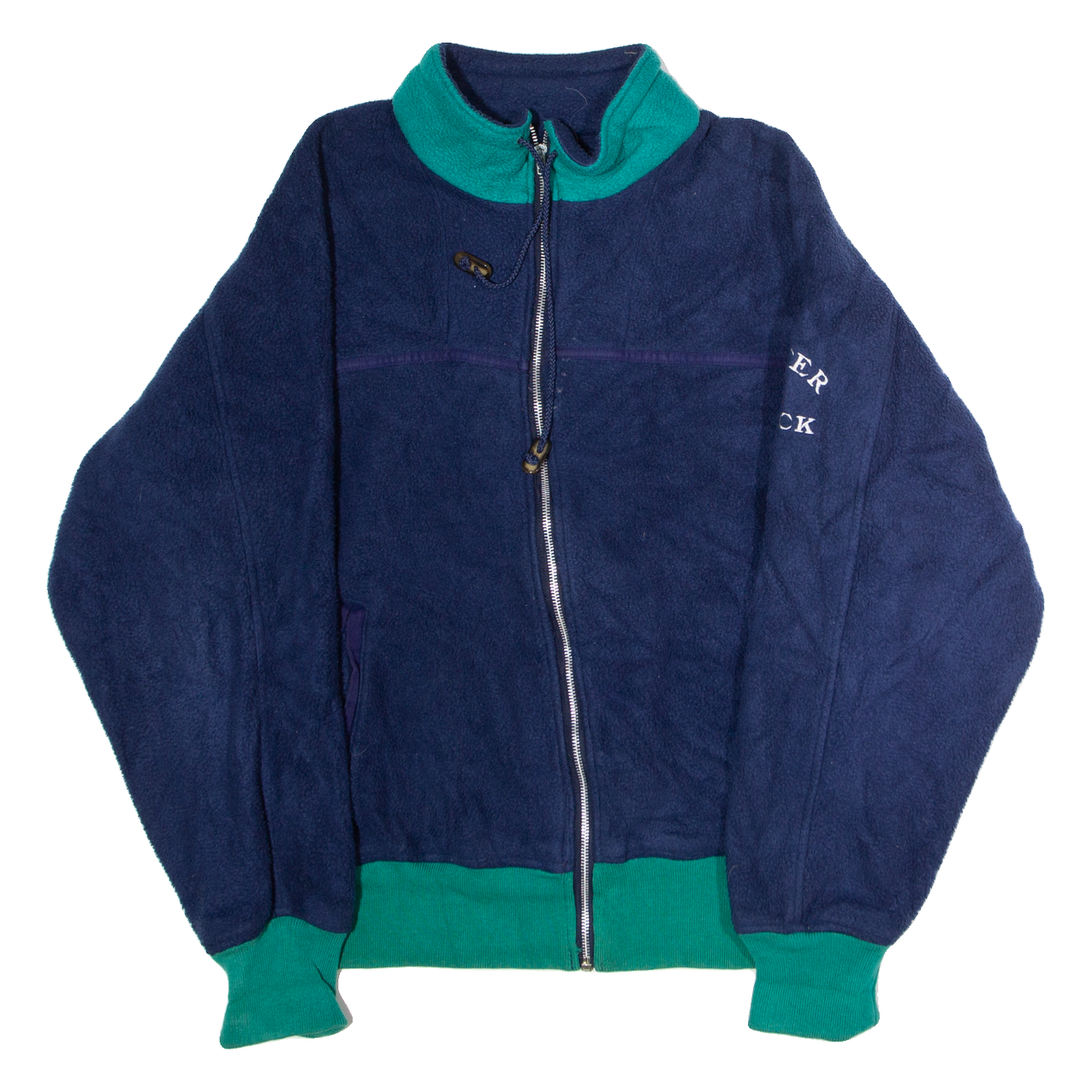 CUTTER&BUCK Mens Fleece Jacket Blue 90s Colourblock L Refurbished - N/A refurbished available on Cerqular
