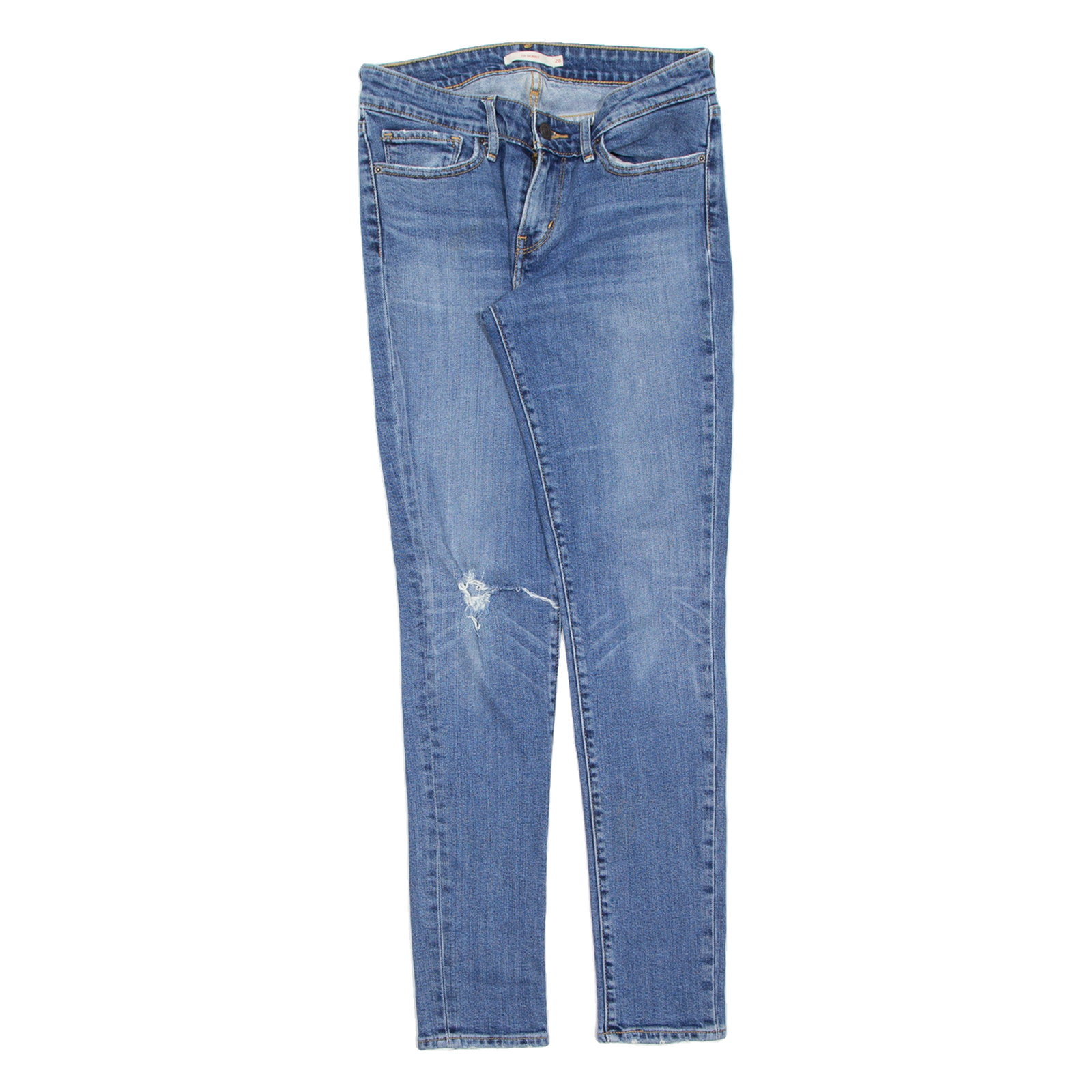 Buy LEVI'S 711 Distressed Womens Jeans Blue Slim Skinny Stone Wash W28 L30 Refurbished - $36.39 LEVI'S 711 Distressed Womens Jeans Blue Slim Skinny Stone Wash W28 L30 Refurbished - N/A refurbished available on Cerqular