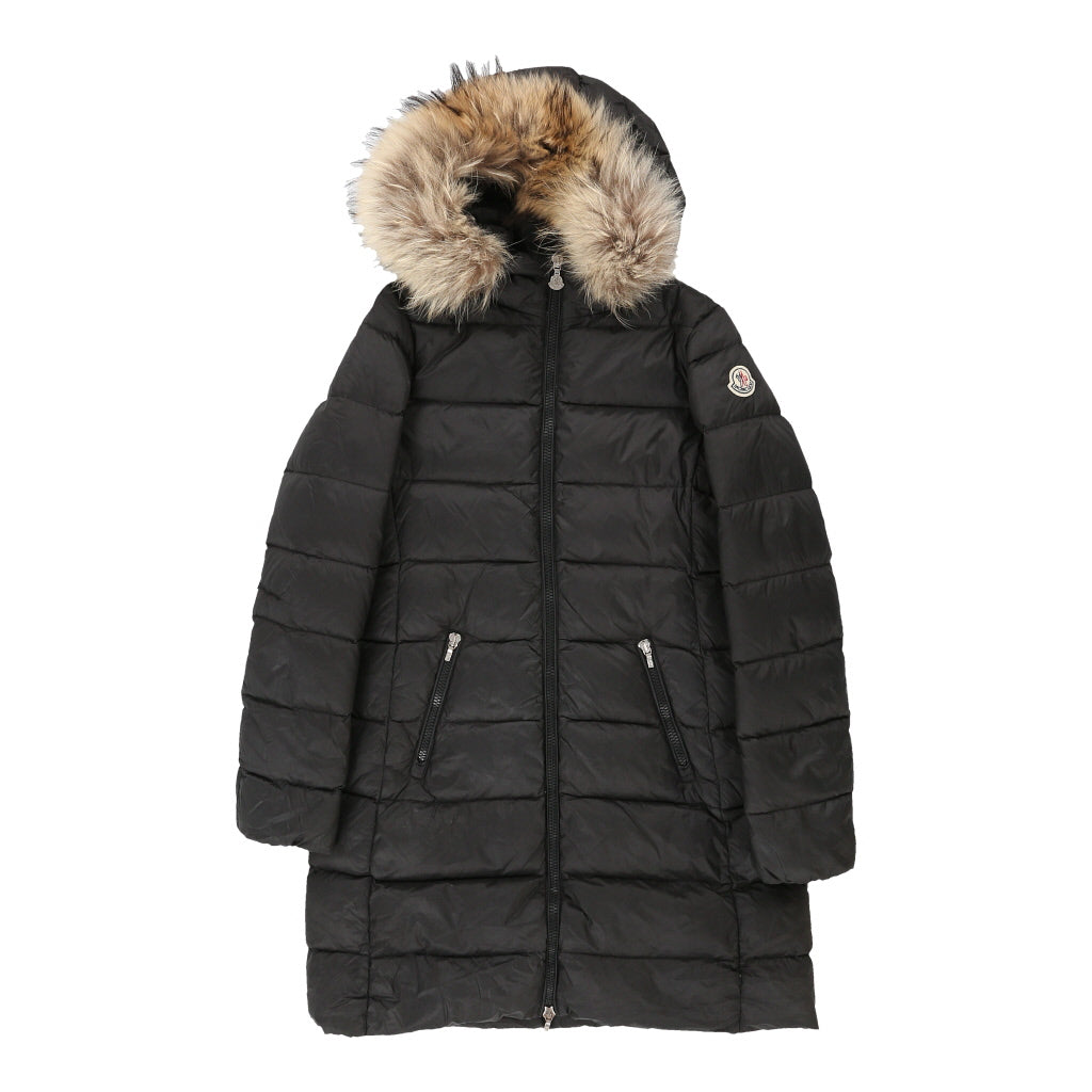 10 Years Moncler Coat - Small Blue Polyester | Size: small Refurbished - N/A (Preloved Designer is not a specific brand, it refurbished available on Cerqular