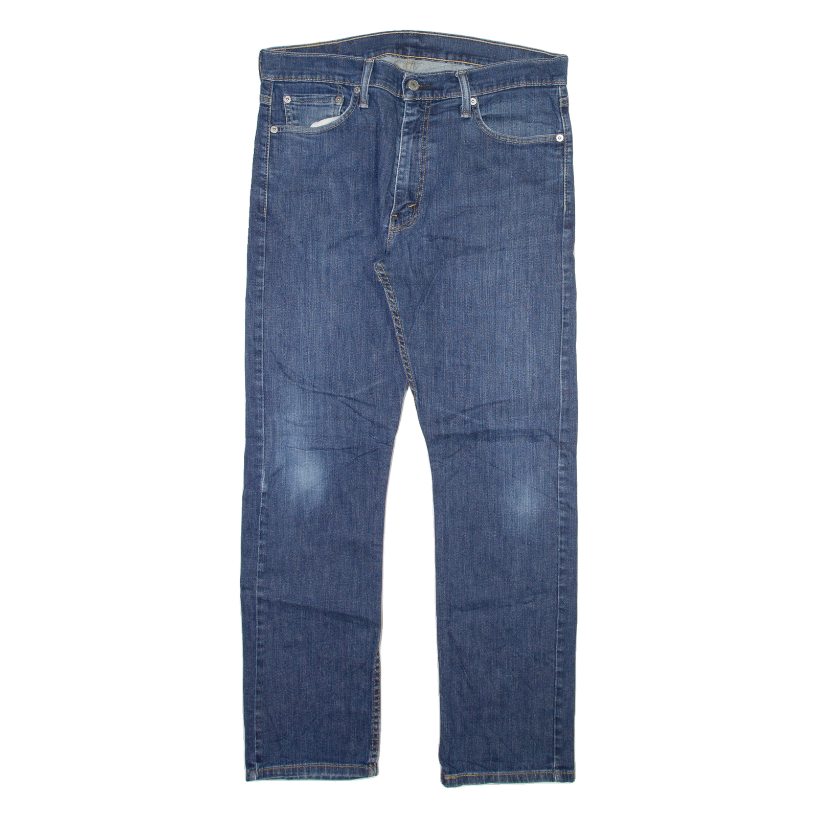 LEVI'S 513 Jeans Mens Blue Slim Straight Stone Wash W33 L30 Refurbished - N/A refurbished available on Cerqular