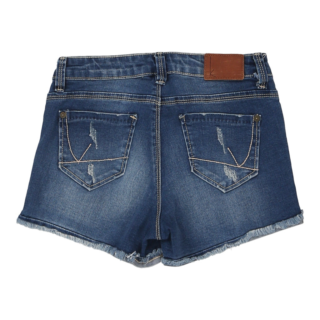 Zuiki Denim Shorts - 26W UK 6 Blue Cotton Refurbished - Thrifted (note: this is a term often used to describe second- refurbished available on Cerqular
