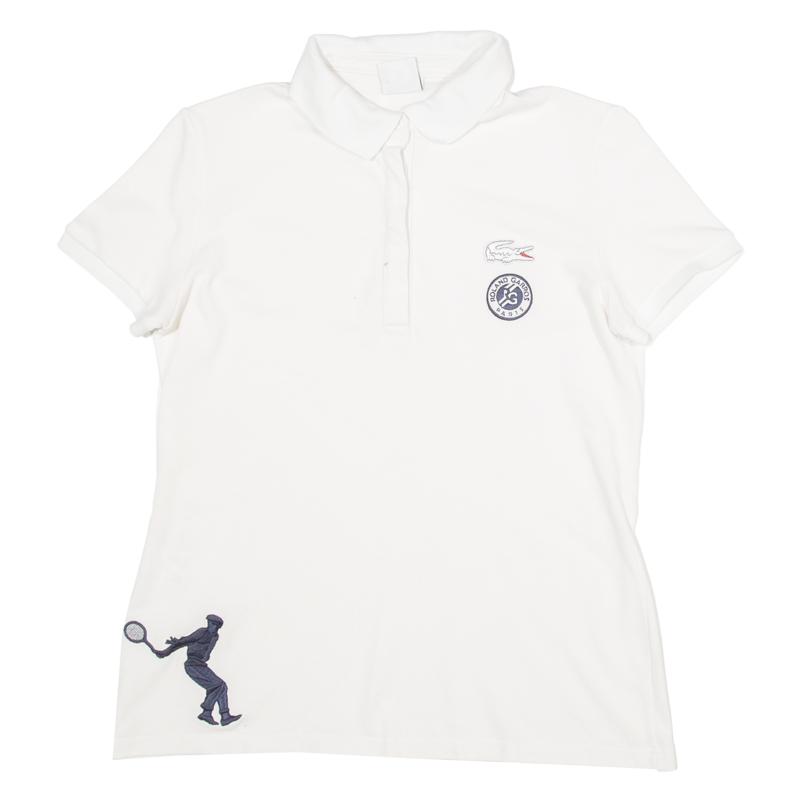 Roland Garros Paris Womens Polo Shirt White S Refurbished - N/A refurbished available on Cerqular