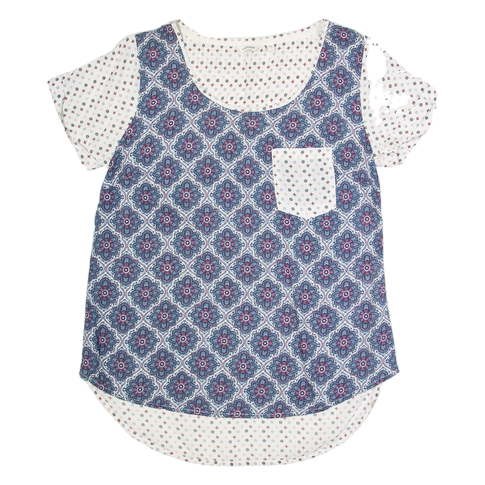 Buy FAT FACE Womens Printed Top Blue Floral UK 10 Refurbished - $23.39 FAT FACE Womens Printed Top Blue Floral UK 10 Refurbished - N/A refurbished available on Cerqular