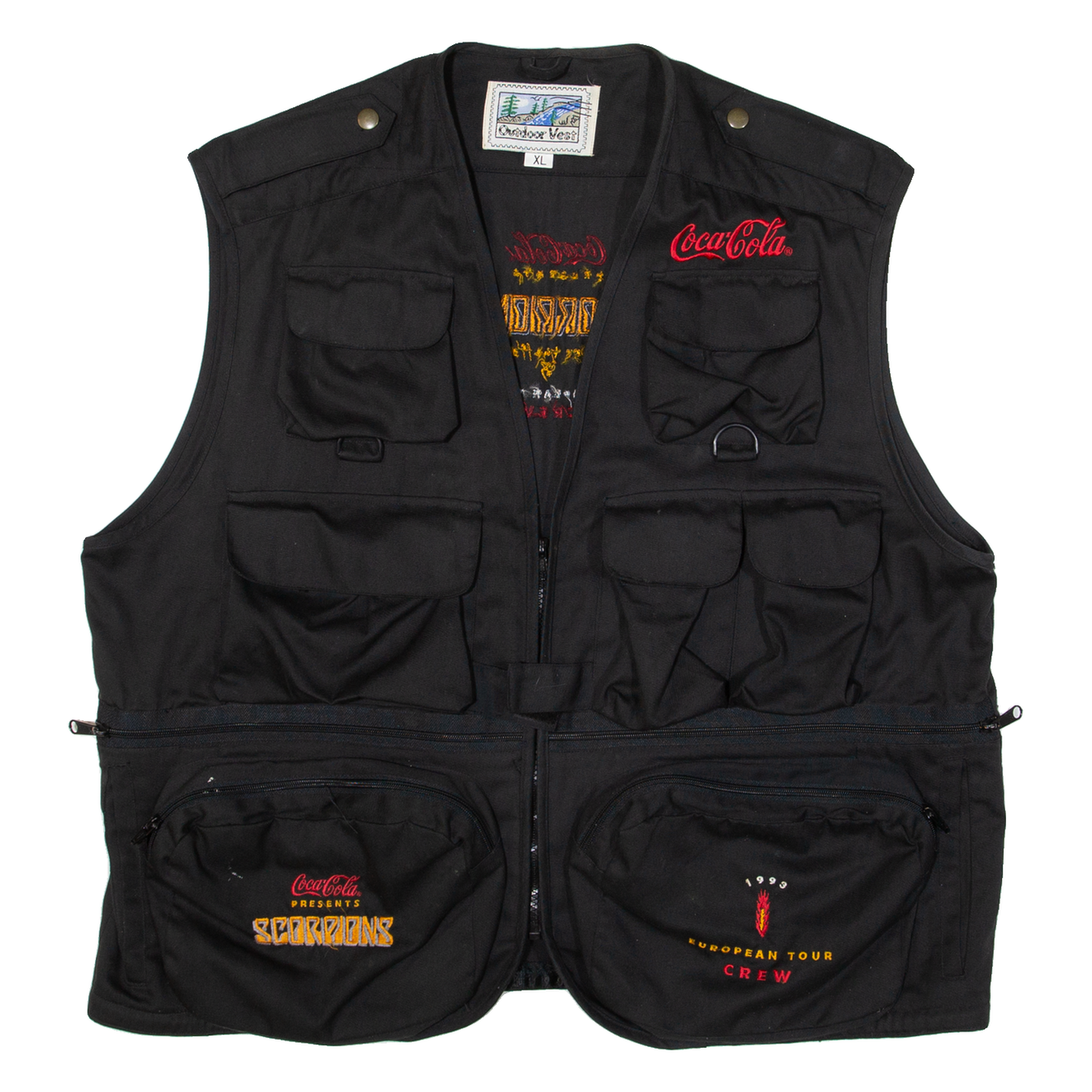 Buy OUTDOOR VEST Scorpions European Tour Mens Gilet Black 90s XL Refurbished - $94.89 OUTDOOR VEST Scorpions European Tour Mens Gilet Black 90s XL Refurbished - N/A refurbished available on Cerqular