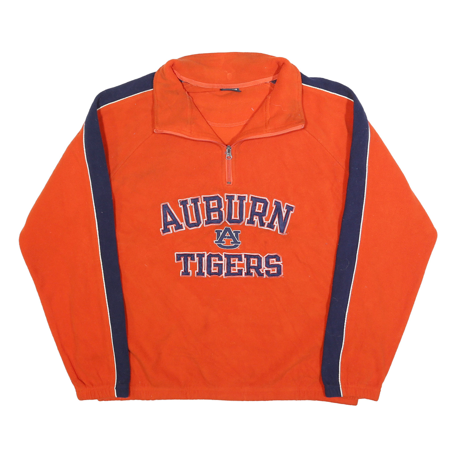 PRO EDGE Mens Orange & Navy Auburn Tigers Patterned Jumper Crew Neck Polyester L Refurbished - N/A refurbished available on Cerqular