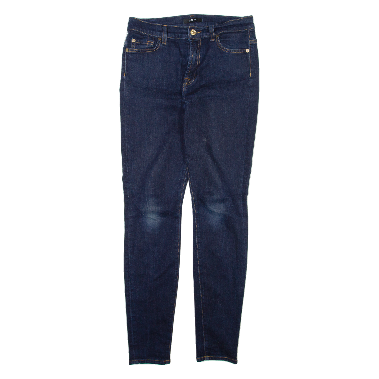 7 FOR ALL MANKIND Mens Jeans Blue Regular Straight W26 L29 Refurbished - N/A refurbished available on Cerqular