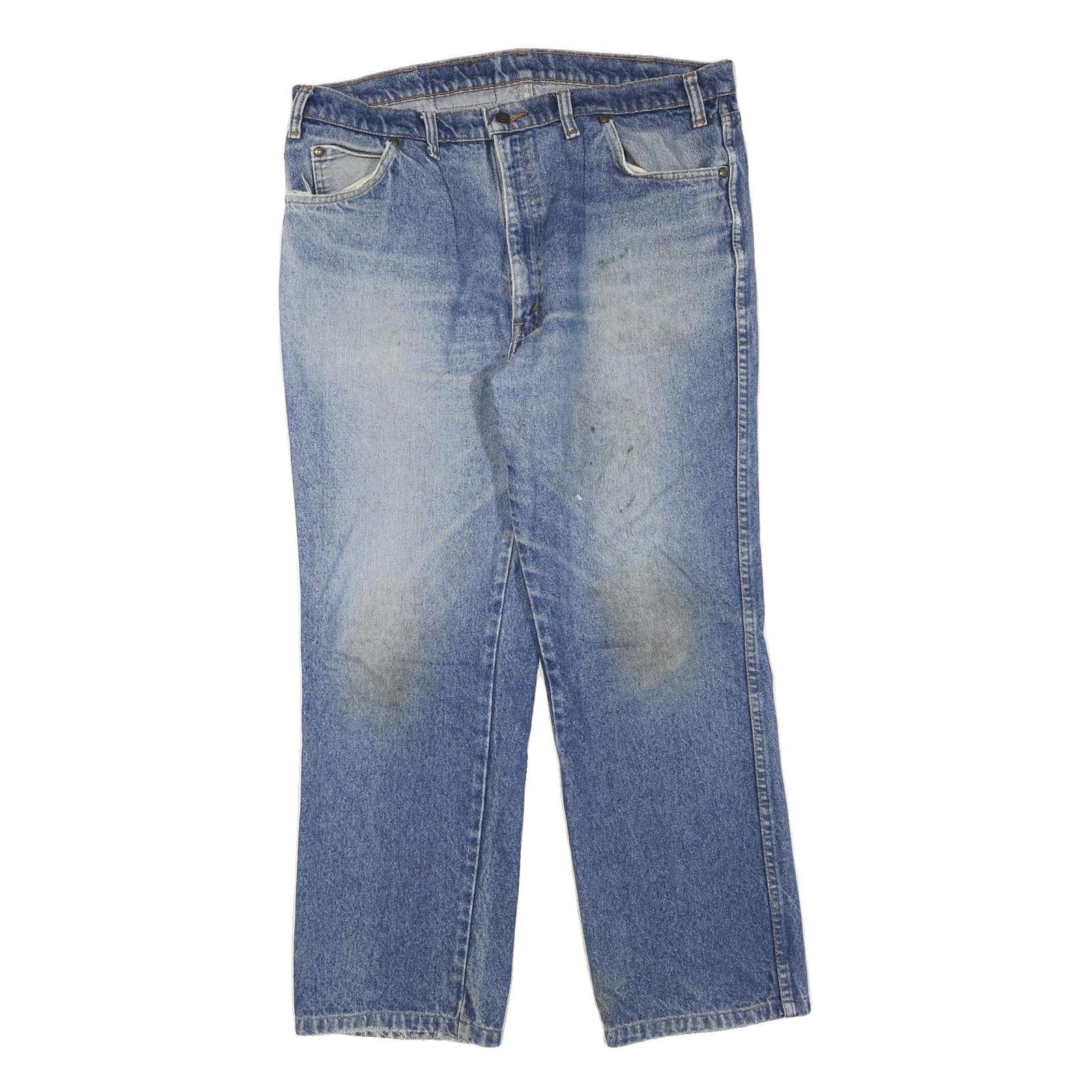 LEVI'S 557 Mens Blue Regular Straight Denim Medium W36 L29 Cotton Blend Zip Refurbished - N/A refurbished available on Cerqular