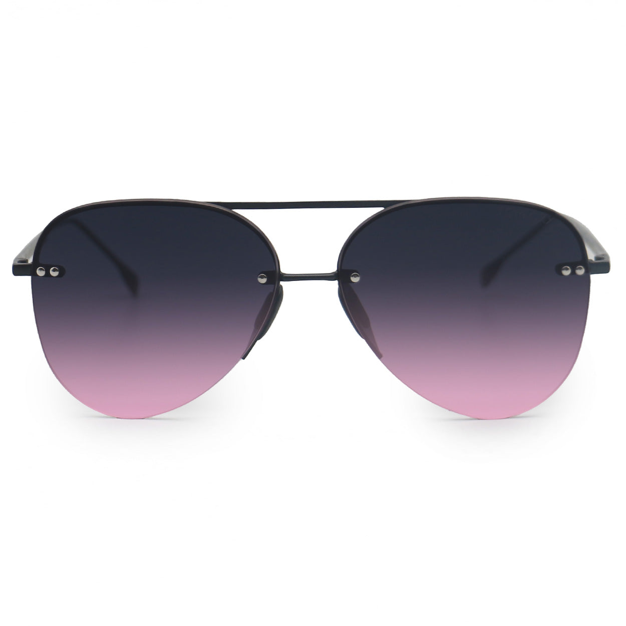 Smaller Megan 2 Faded Purple Pink - Tangle Free Aviator Sunglasses | Color: Black/Pink | Size: Narrow Refurbished - N/A refurbished available on Cerqular